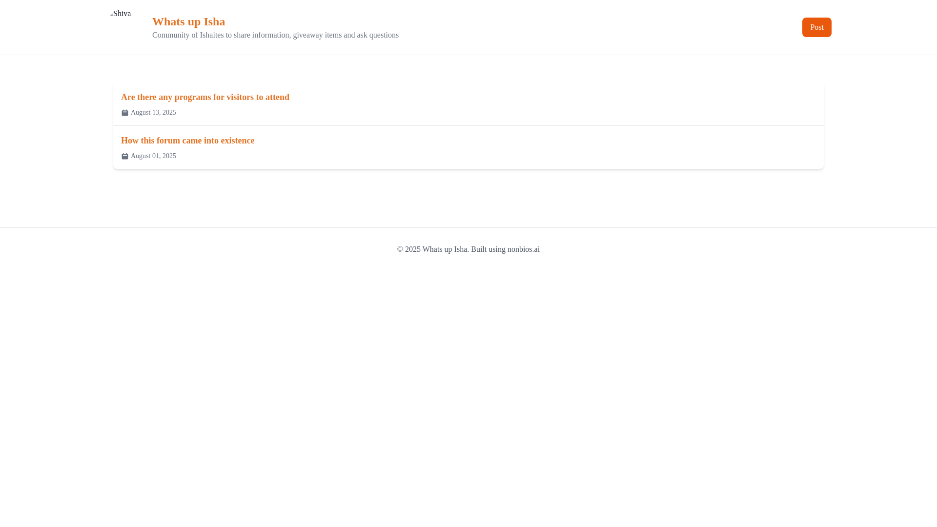website screenshot of https://whatsupisha.com/