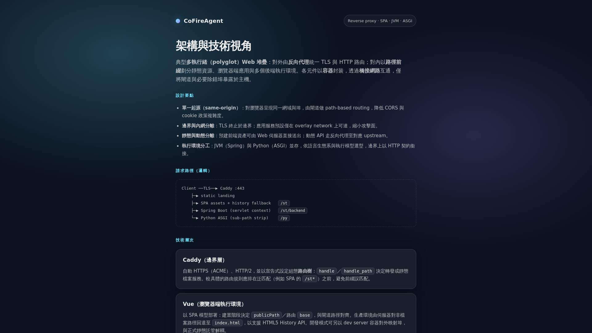 website screenshot of https://cofireagent.art