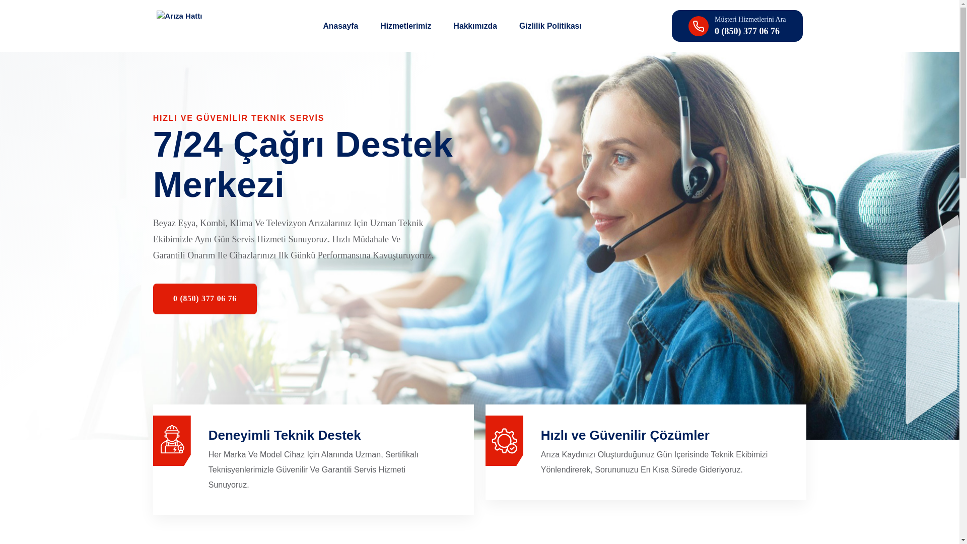 website screenshot of https://arizahatti.com.tr/