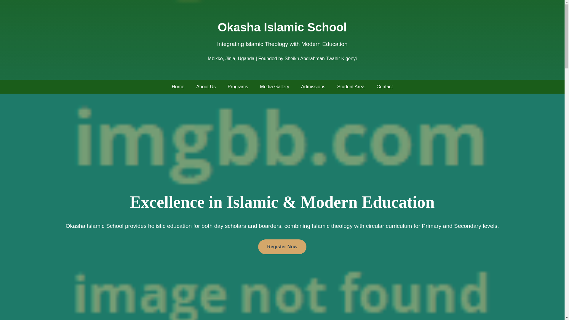 website screenshot of https://okashahighschool.com/