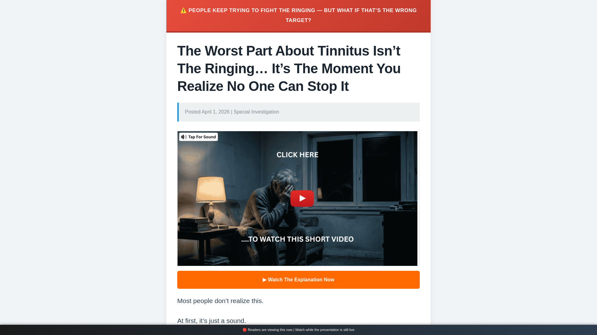 website screenshot of https://mutetinnitus.pages.dev/