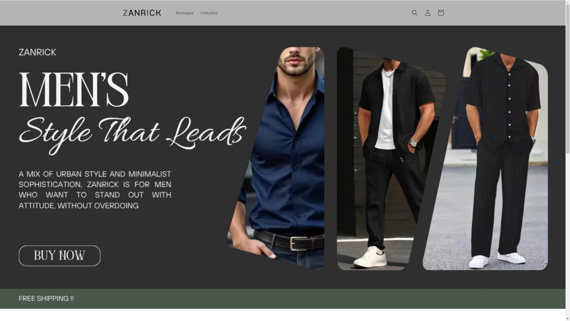 website screenshot of https://zanrick.com/