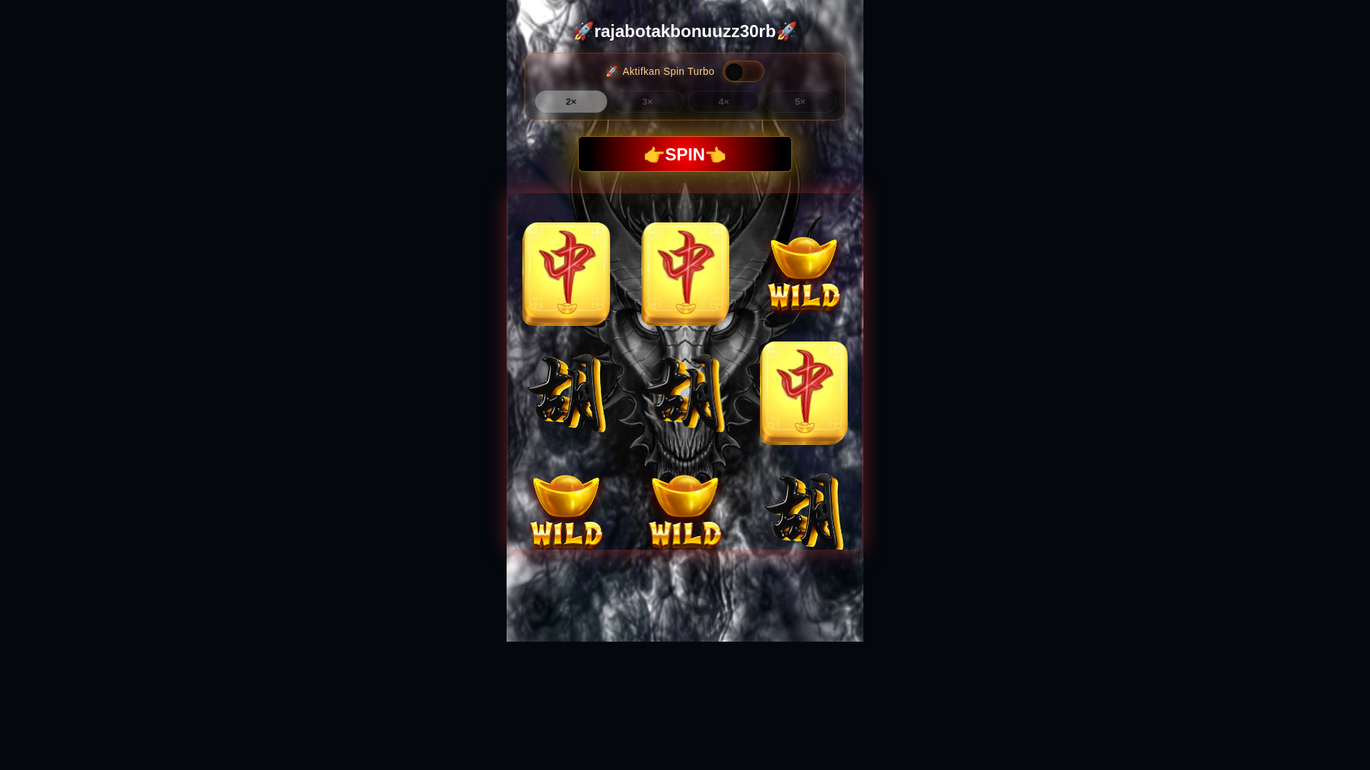 website screenshot of https://rajabotakbonuuzz30rb.cyou/