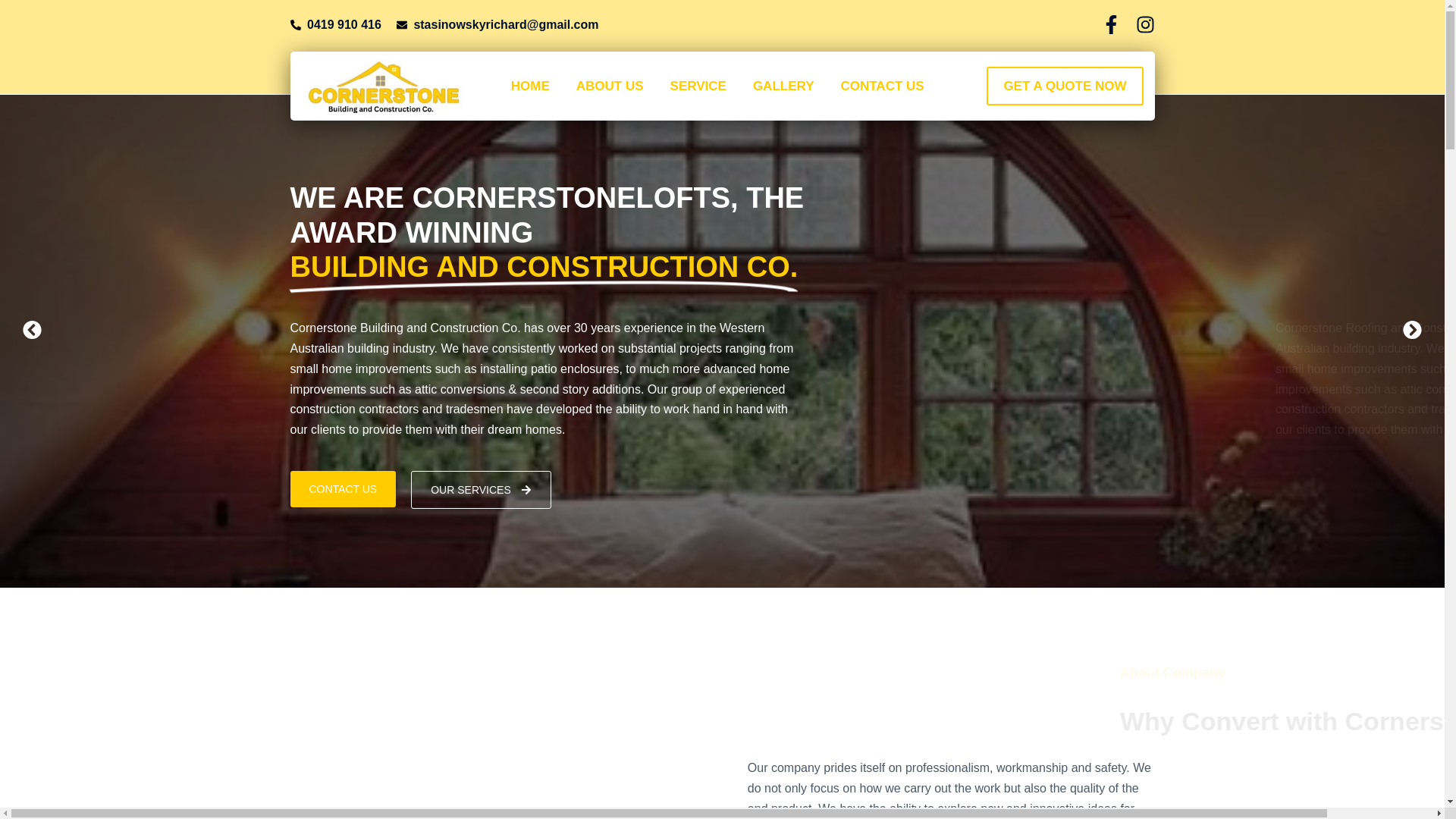 website screenshot of https://perthhomeextension.au/