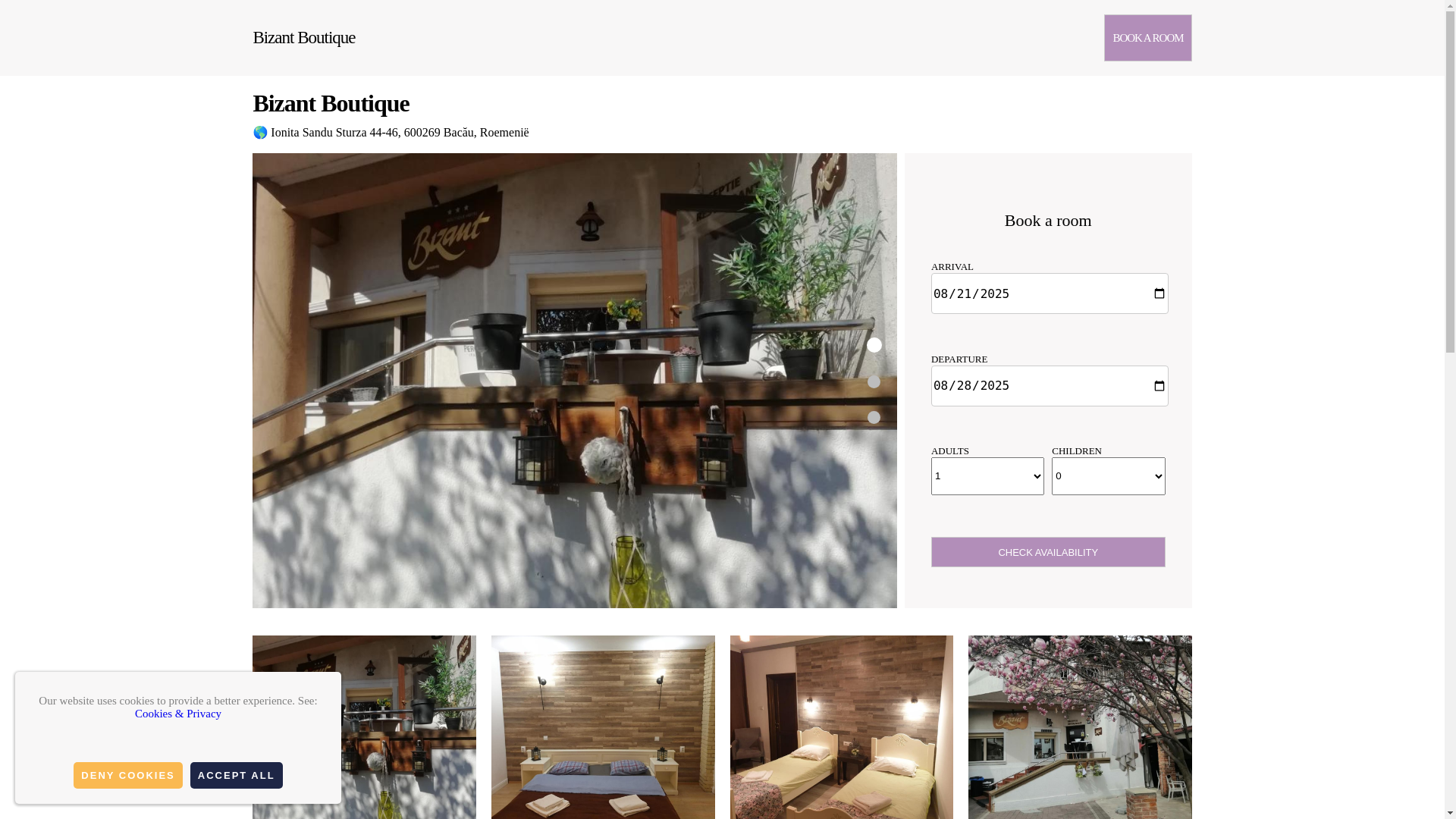 website screenshot of https://bizant-boutique-hotel.org.es/