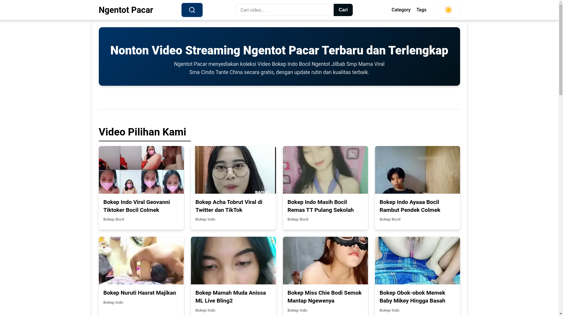 website screenshot of https://ngentotpacar.pages.dev/