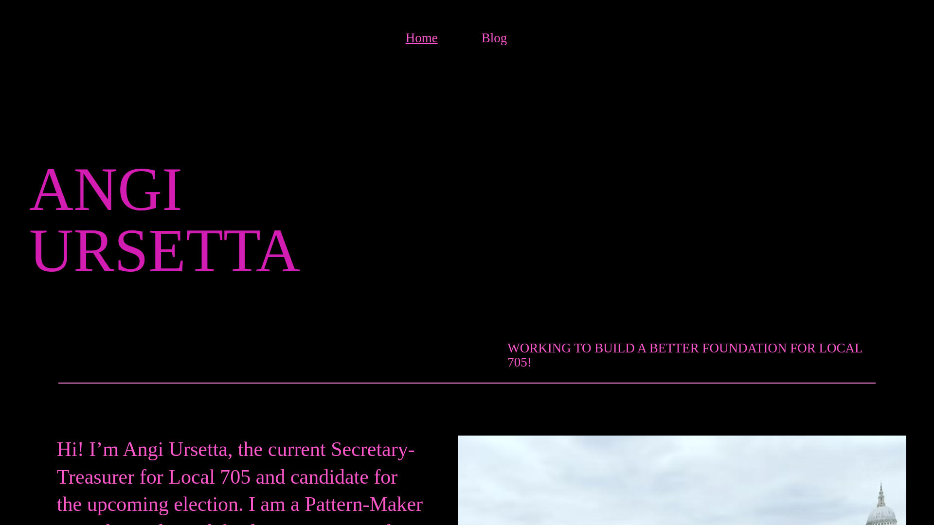 website screenshot of https://angiursetta.com/