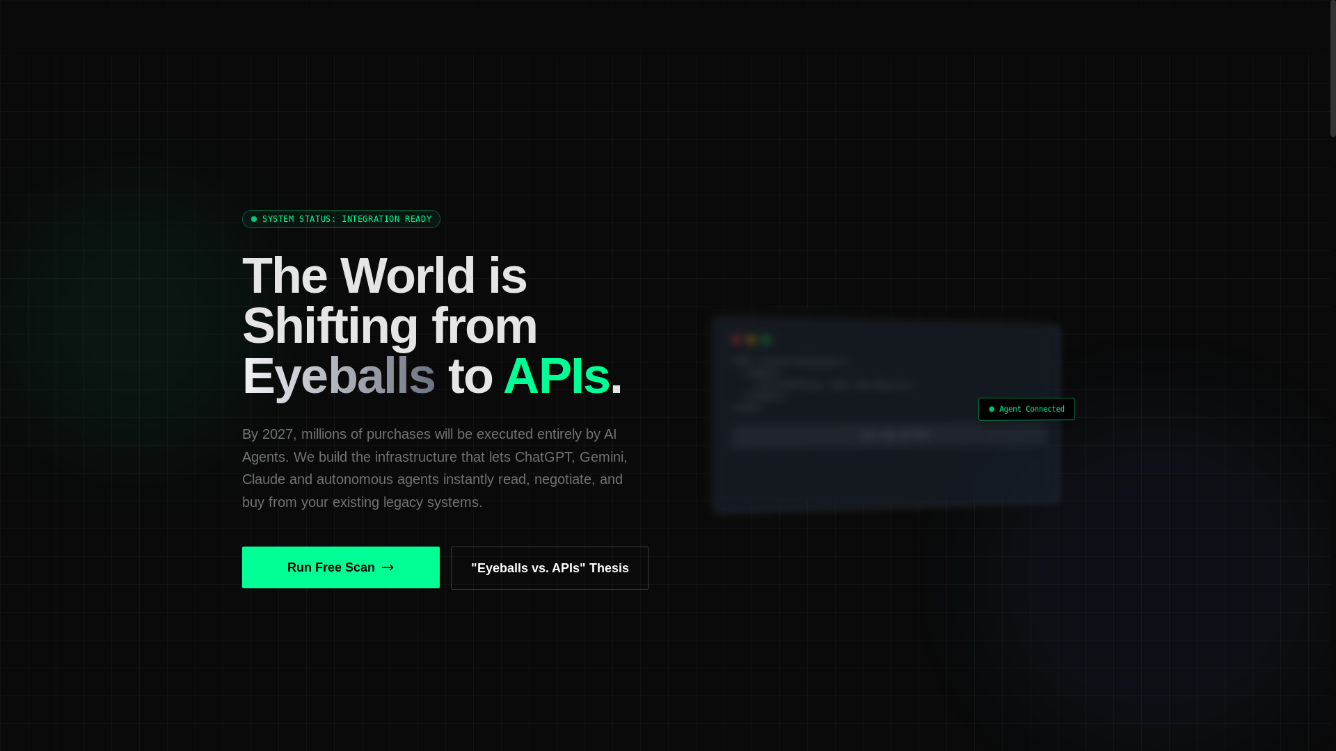 website screenshot of https://agentmatica-jbvgs.kinsta.page