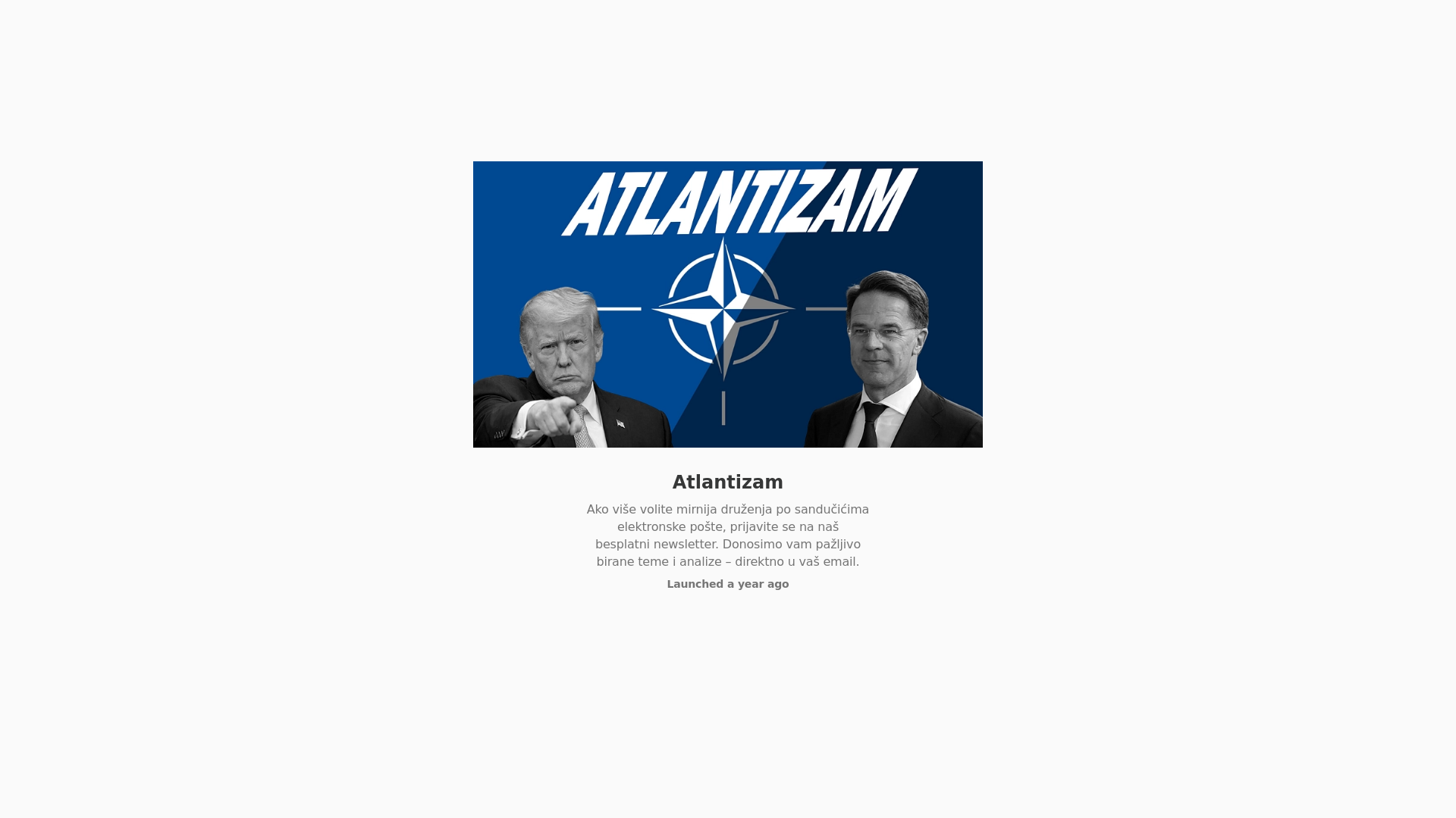 website screenshot of https://atlantizam.eu/