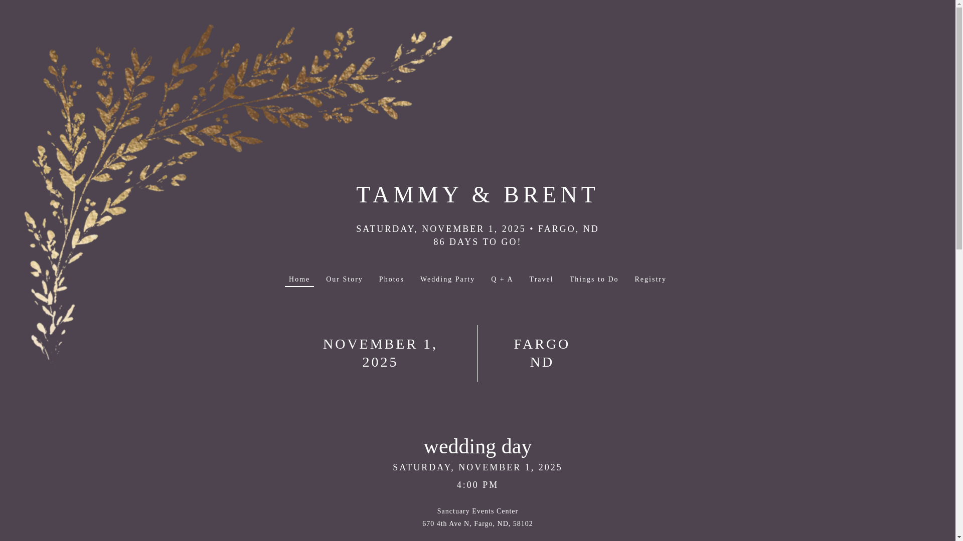 website screenshot of https://brentheartstammy.com/