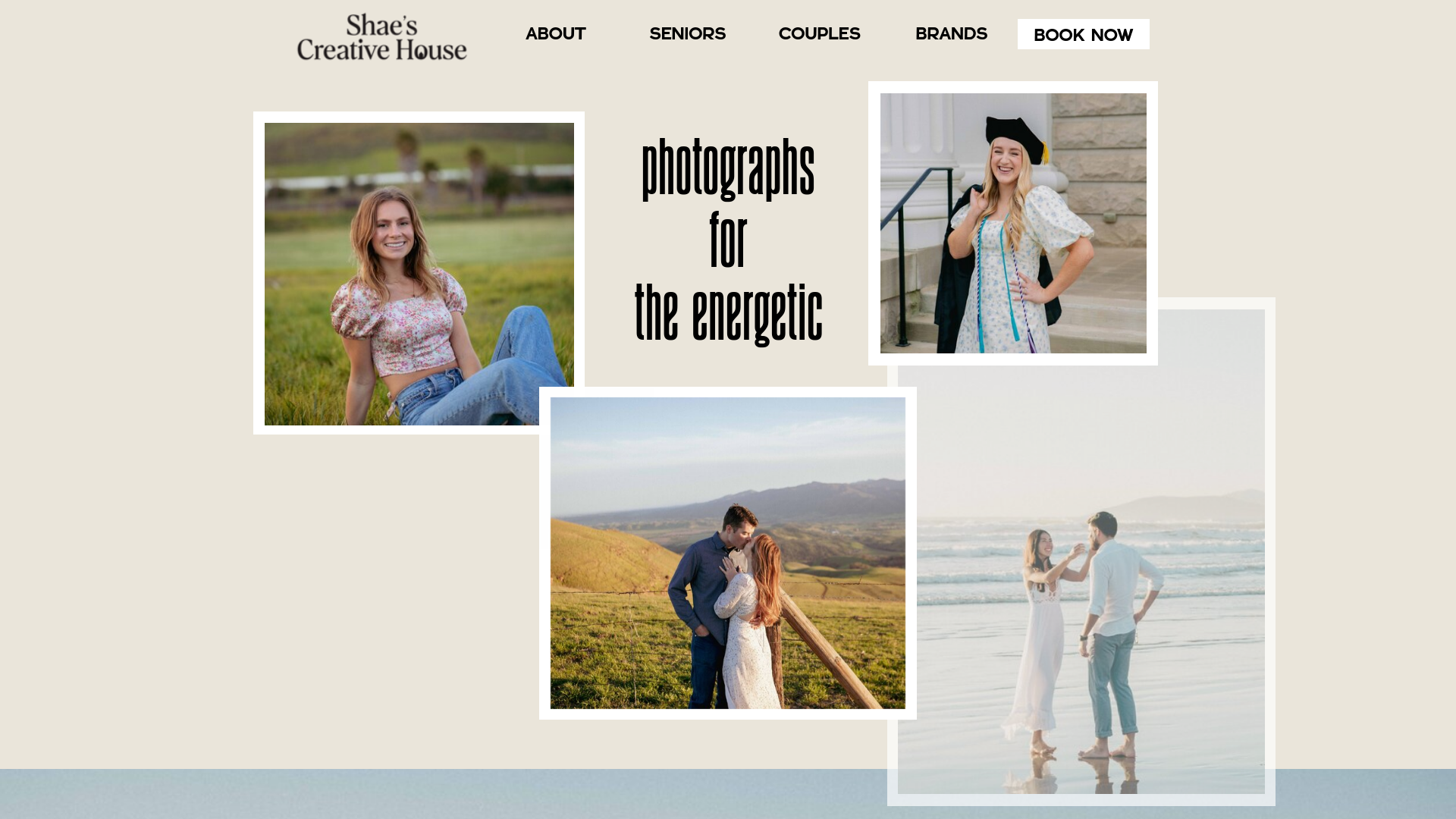 website screenshot of https://shaescreativehouse.com/