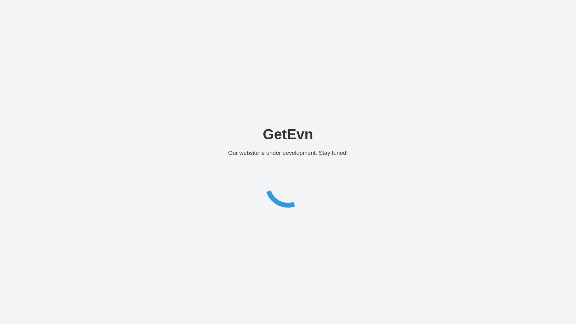 website screenshot of https://getevn.in/