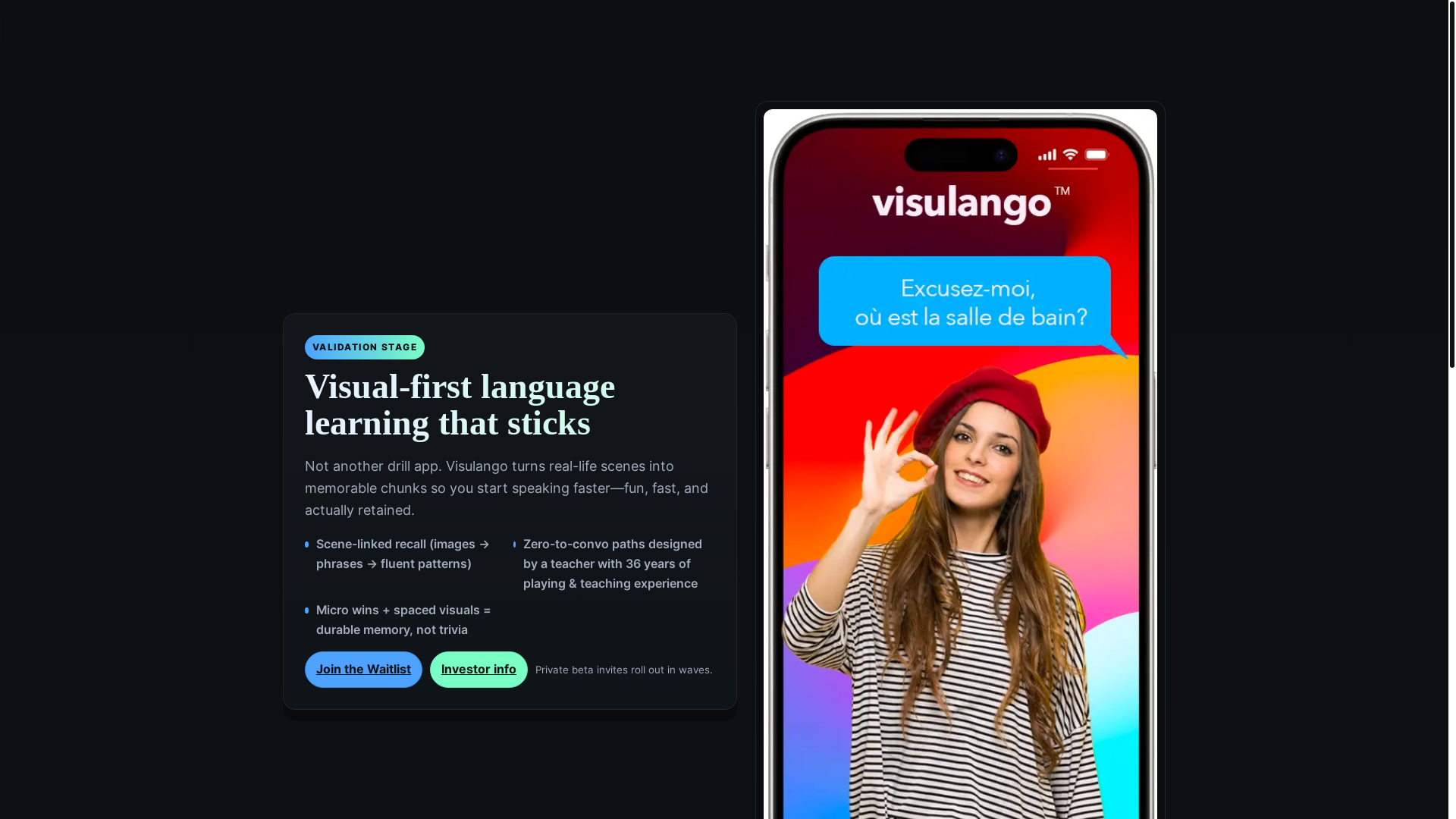 website screenshot of https://visulango.pages.dev/