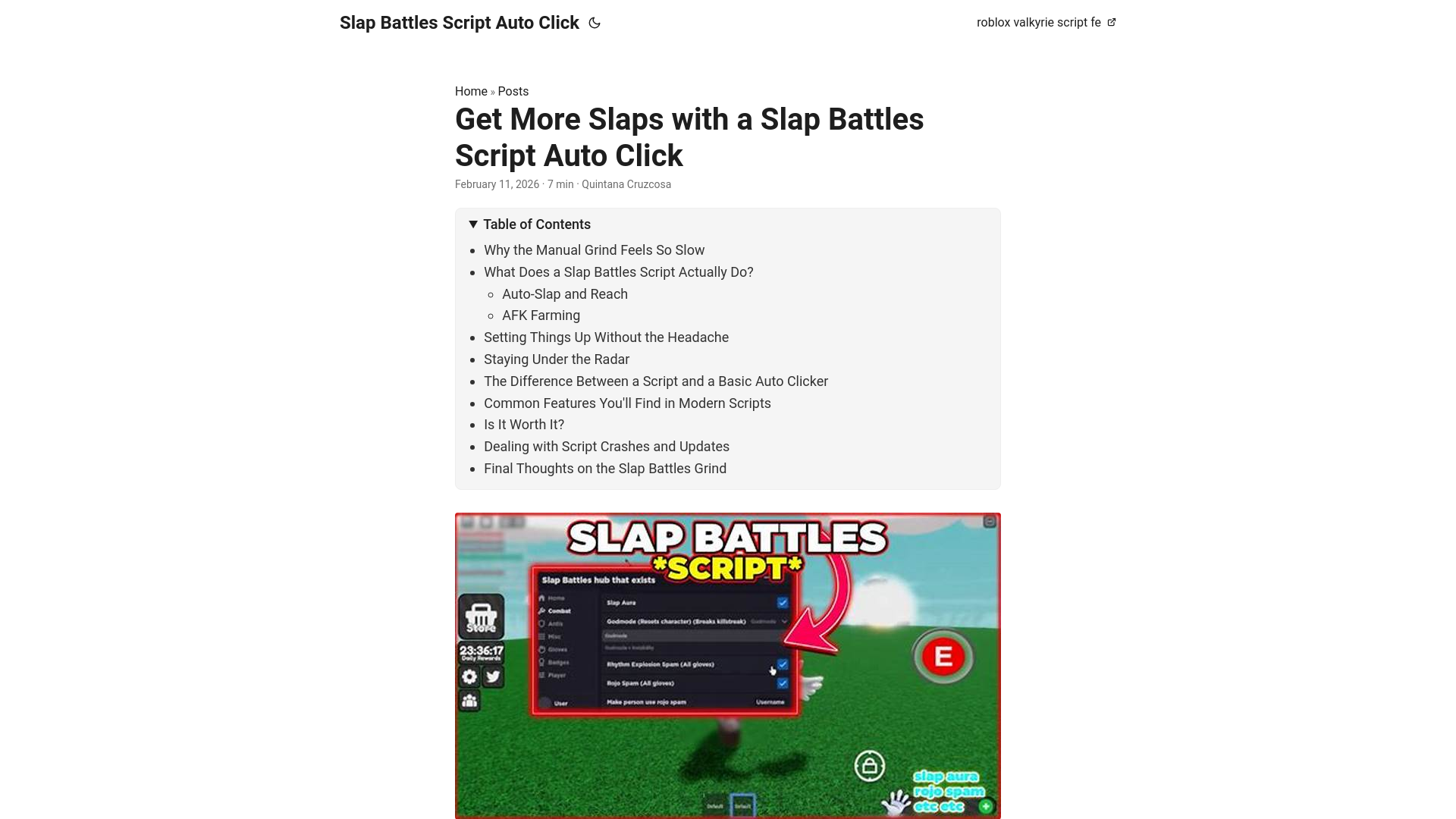 website screenshot of https://slap-battles-script-auto-click.pages.dev/