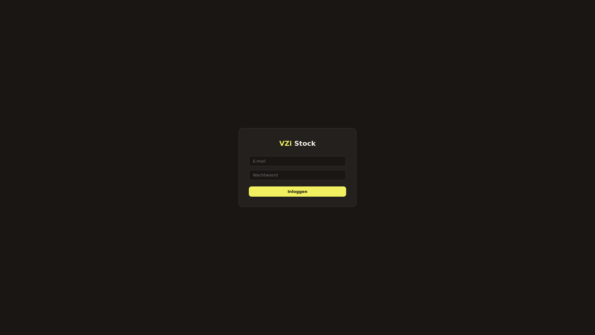 website screenshot of https://vzi-stock.pages.dev/