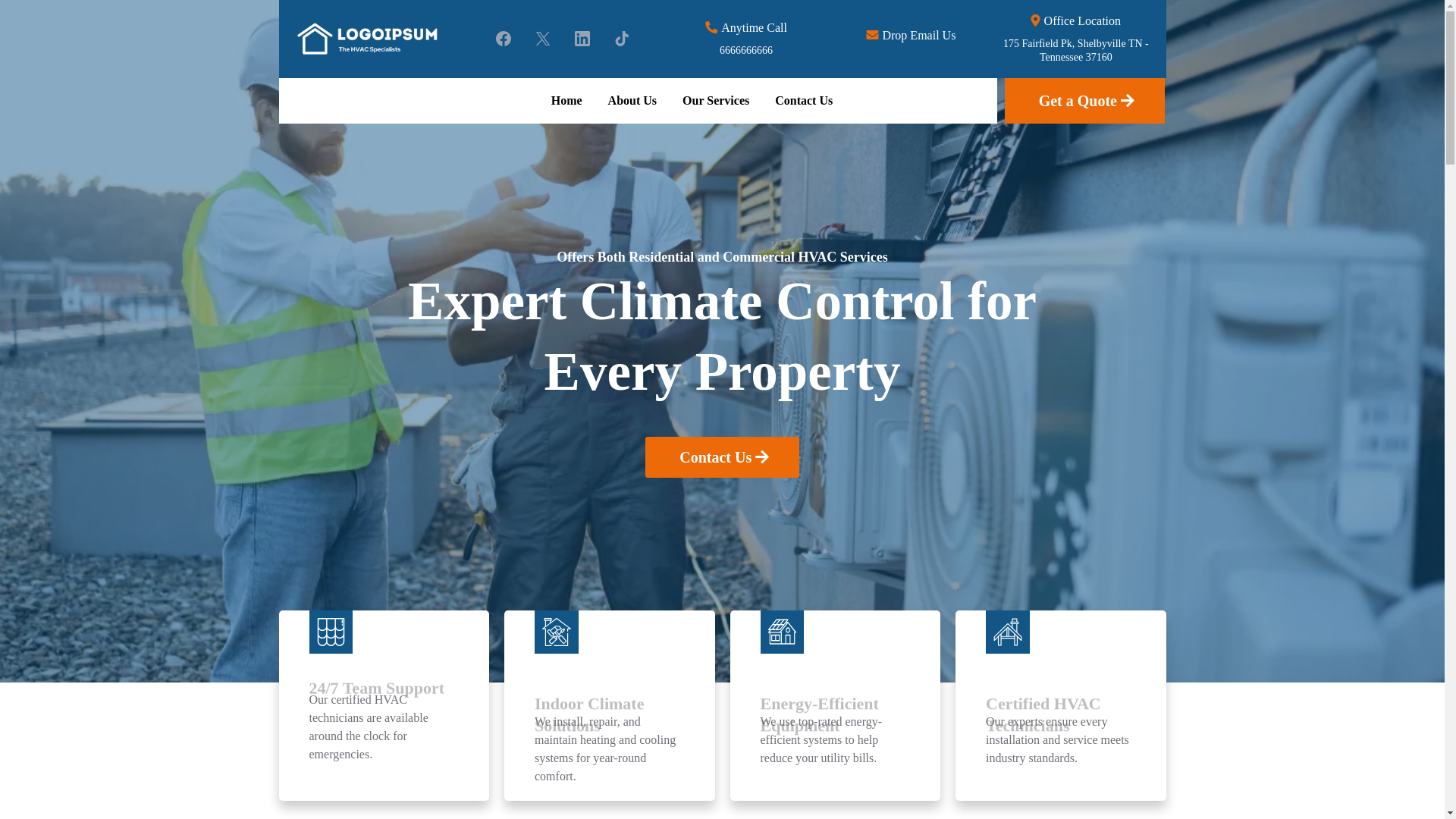 website screenshot of https://brownheatingandcoolingservice.com/