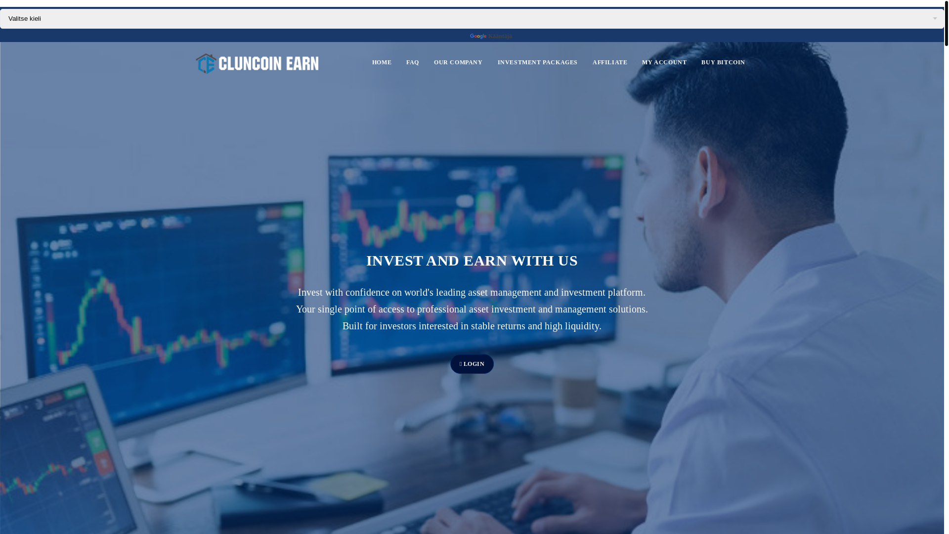 website screenshot of https://ultimatefutureassets.com/