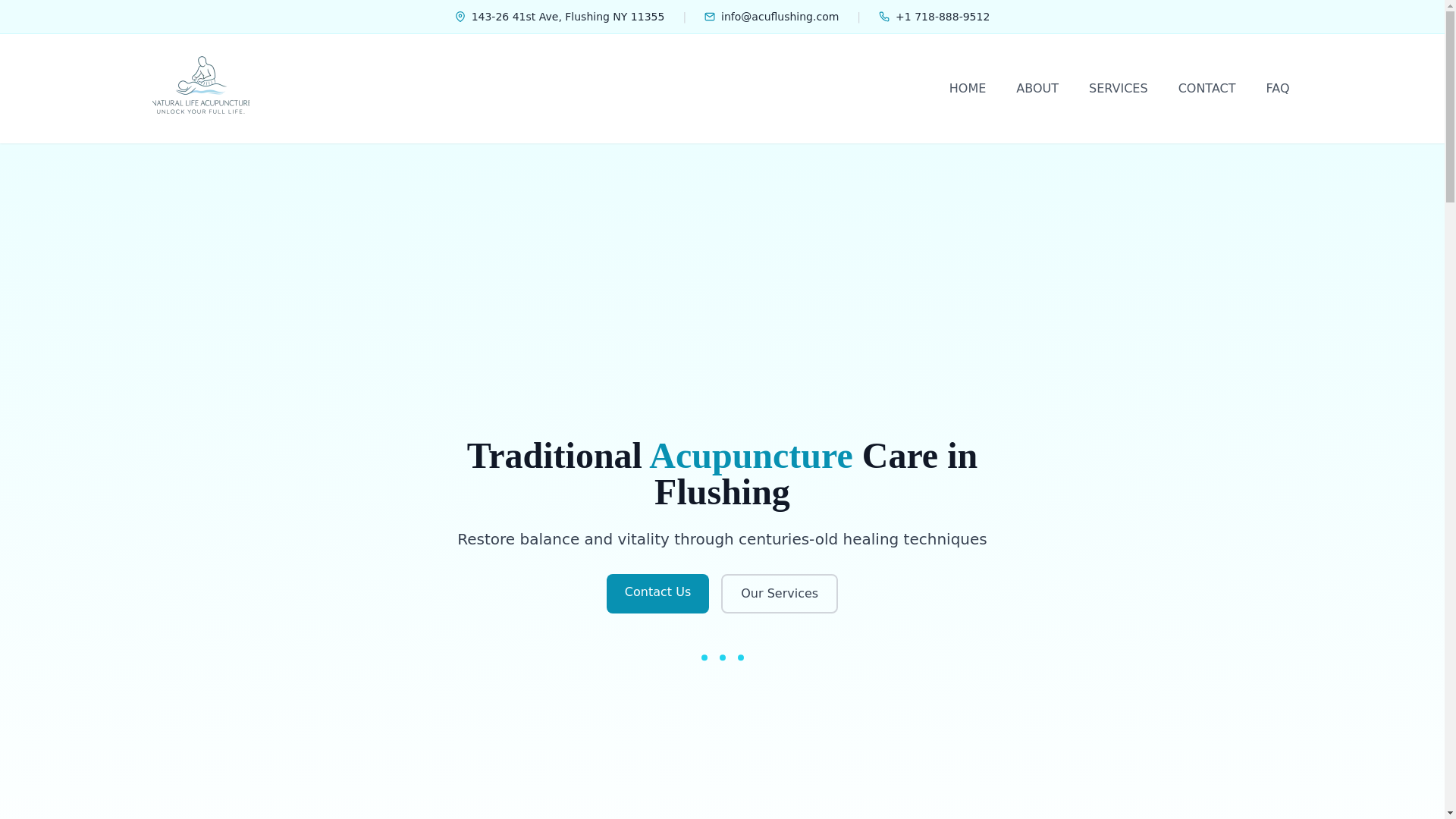 website screenshot of https://acu-flushing.pages.dev/