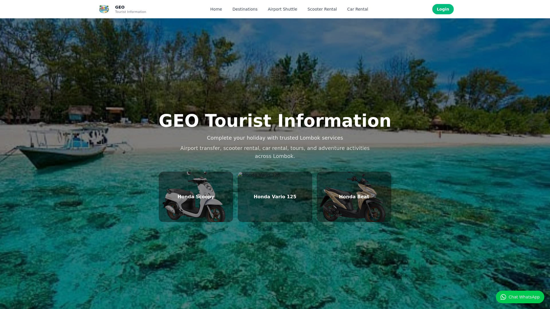 website screenshot of https://geotouristinfo.com/