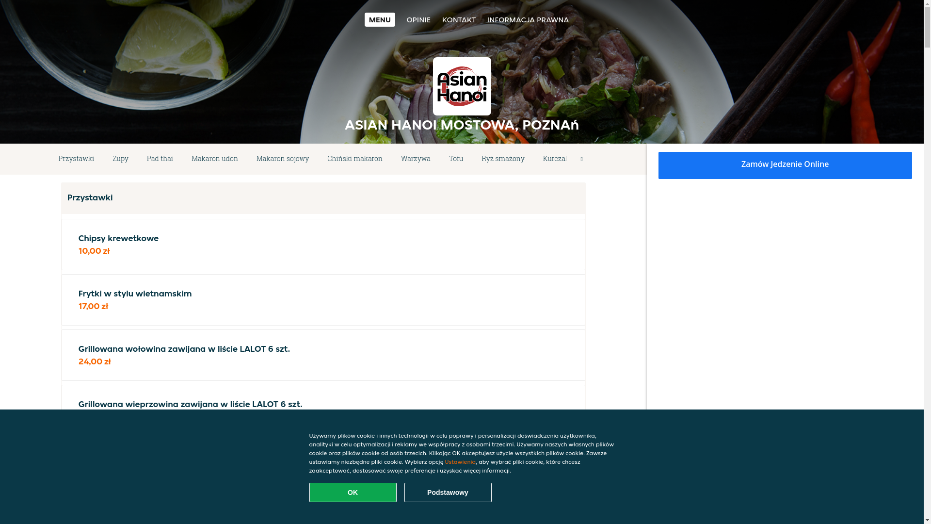 website screenshot of https://asian-hanoi-poznan.pl/