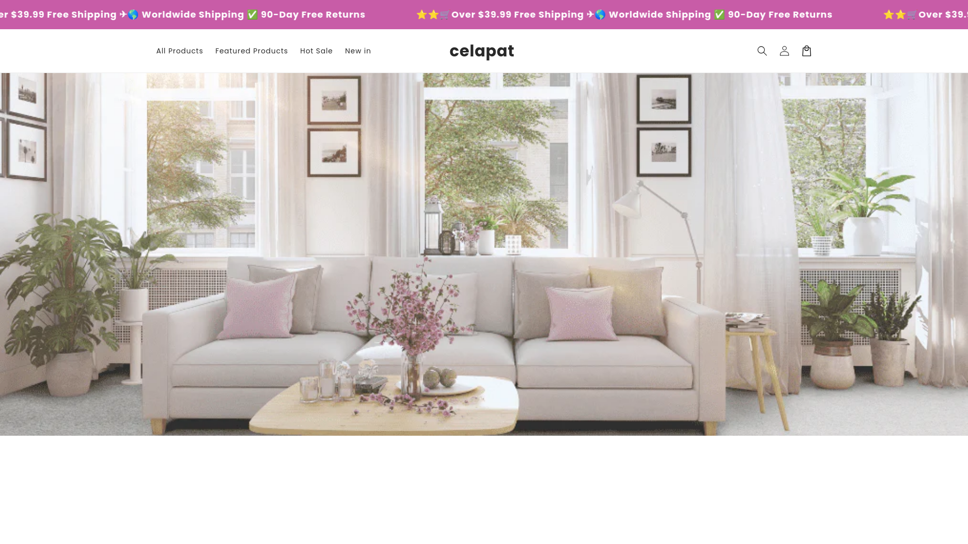 website screenshot of https://celapat.com/