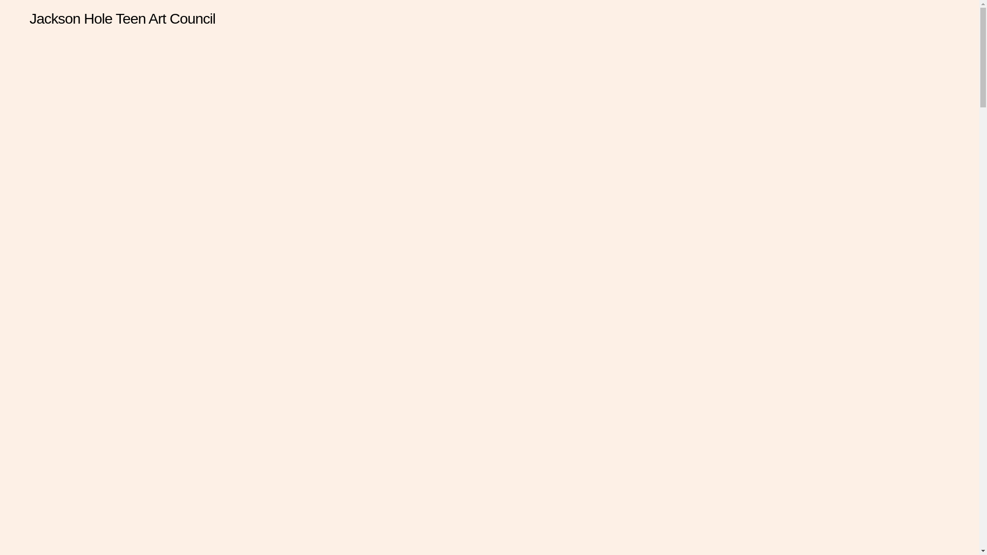 website screenshot of https://jacksonholeteenartcouncil.org/