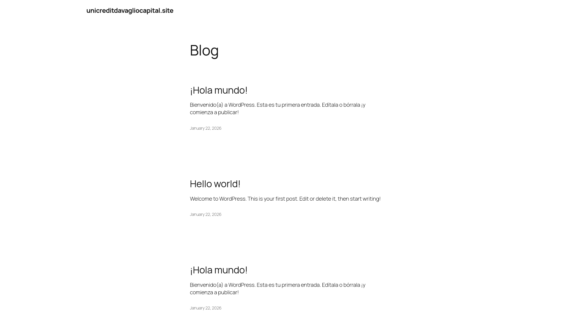 website screenshot of https://unicreditdavagliocapital.site/