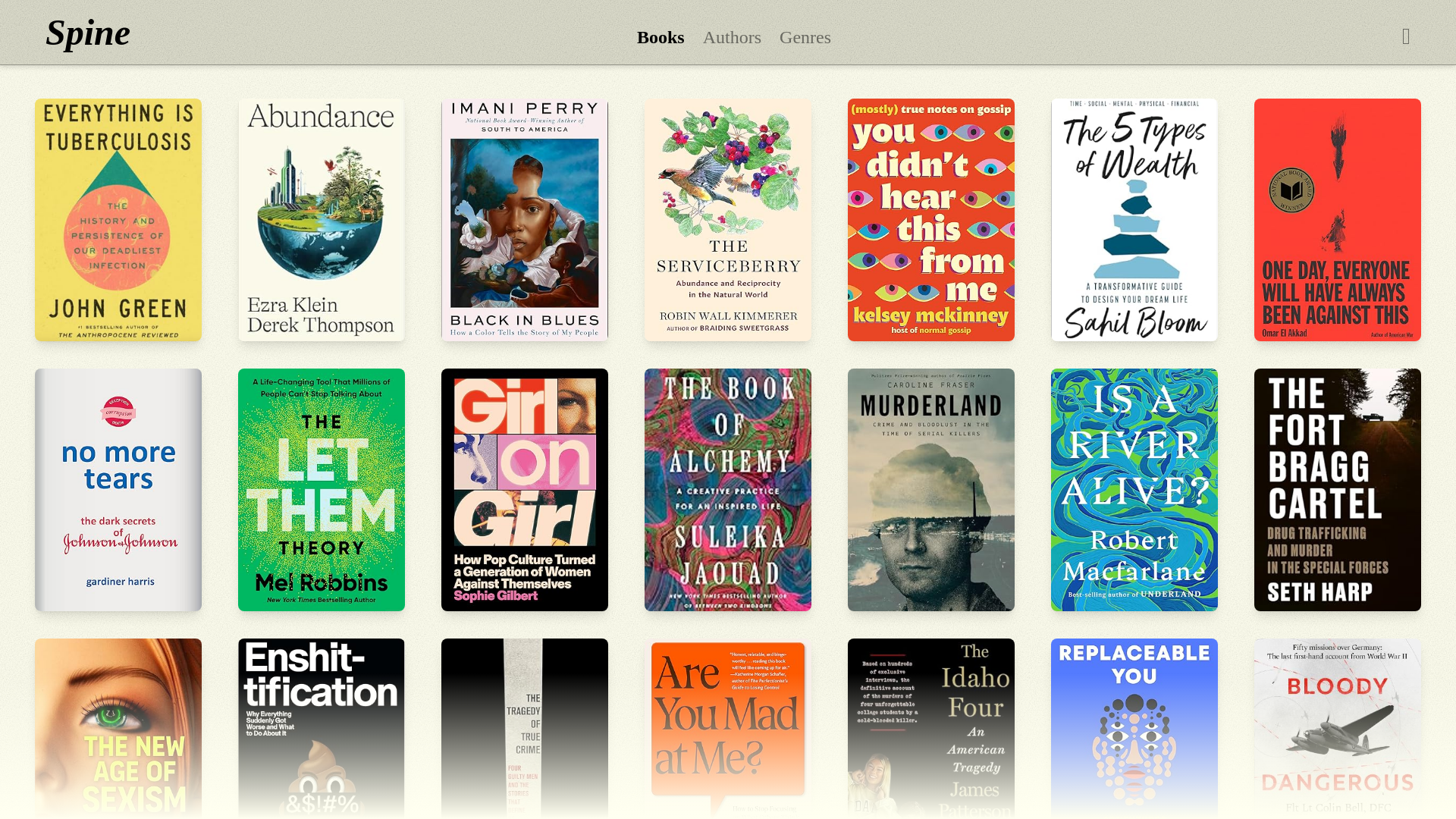 website screenshot of https://spine-83b.pages.dev/