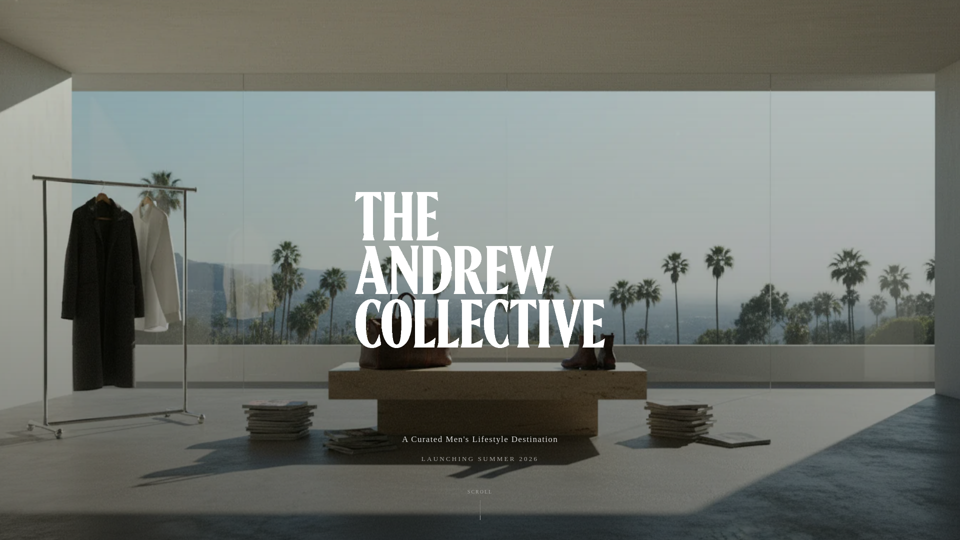 website screenshot of https://andrewcollective.com