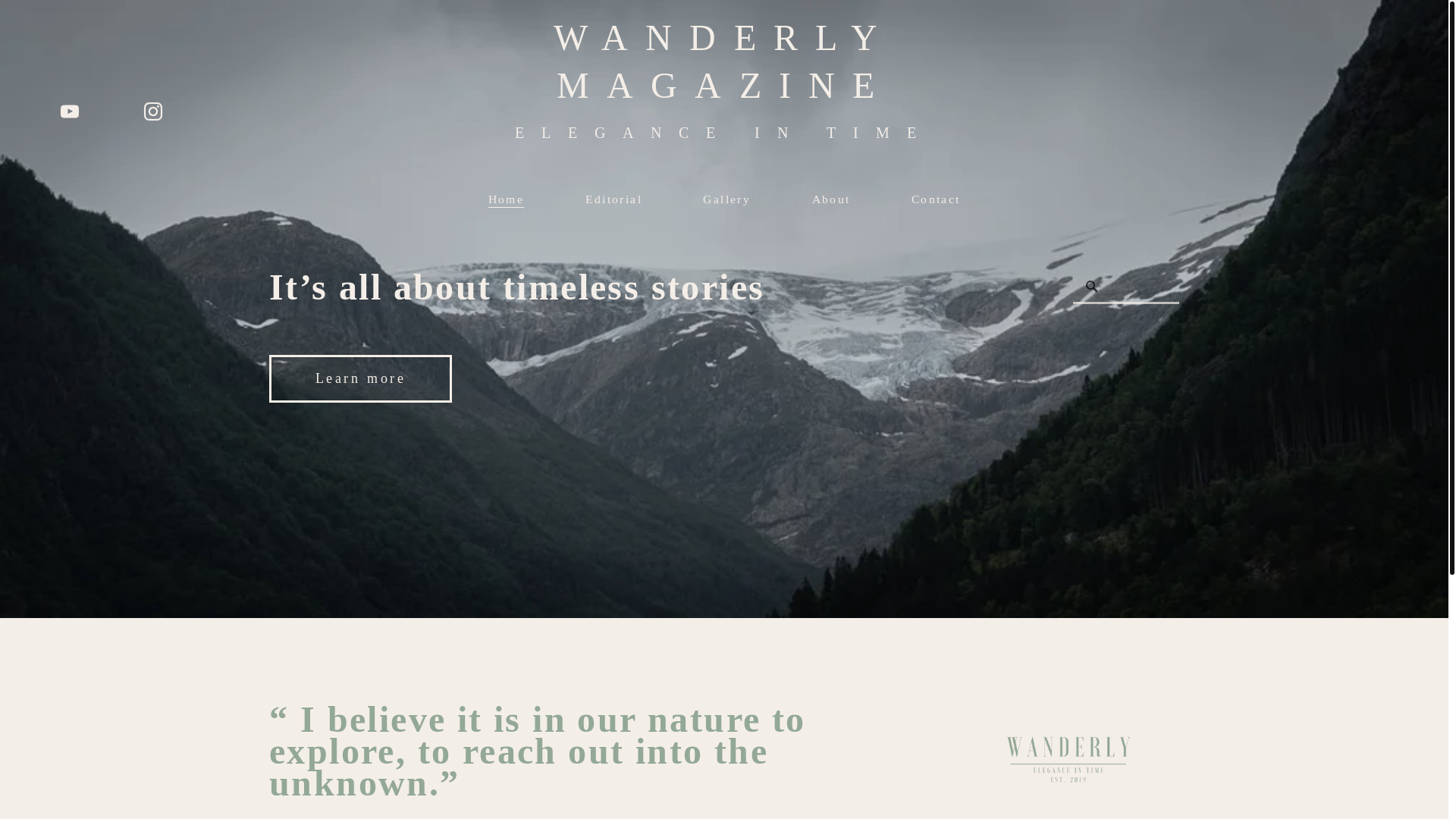 website screenshot of https://wanderlymagazine.com/