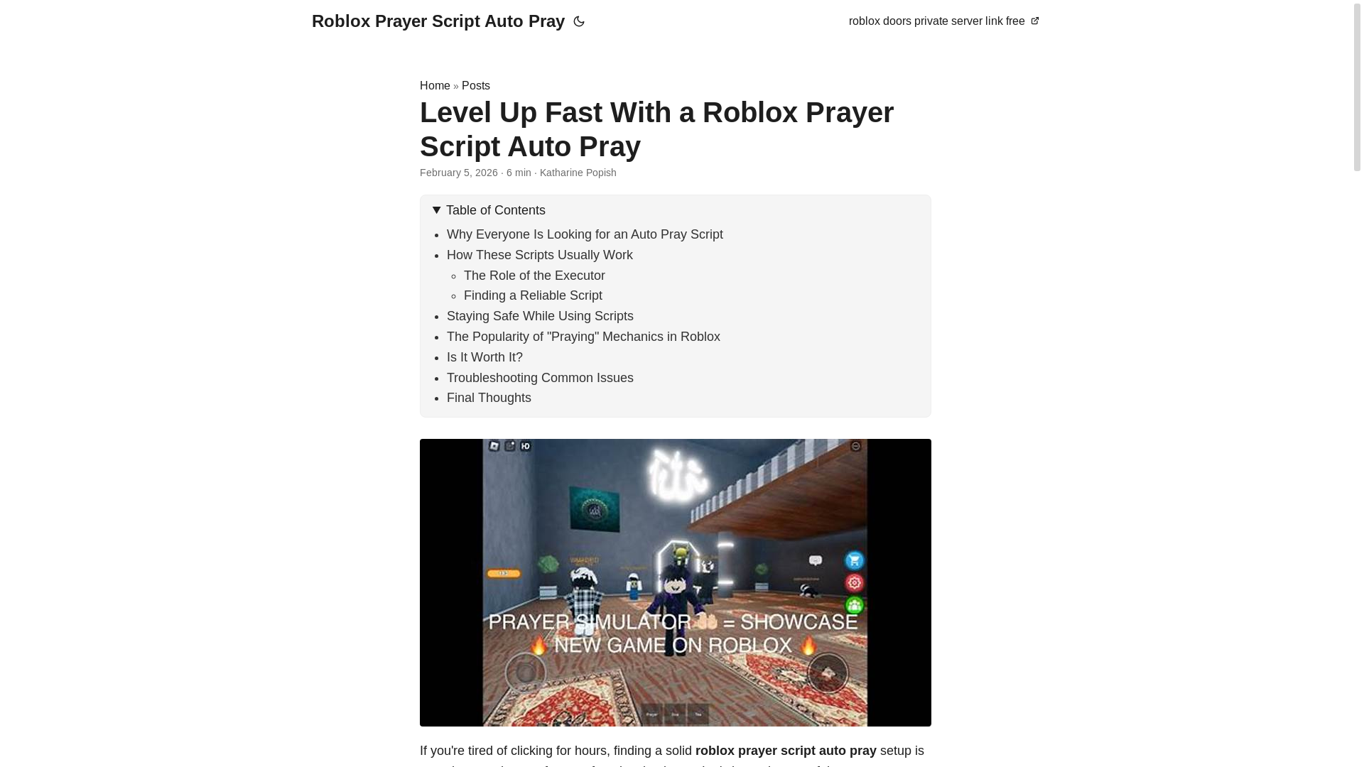 website screenshot of https://roblox-prayer-script-auto-pray.pages.dev/