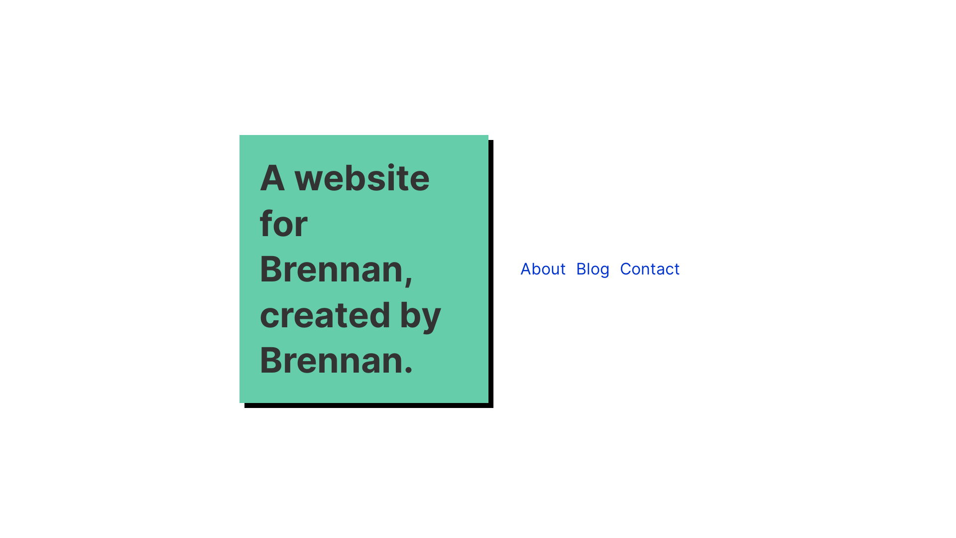 website screenshot of https://brennan-arvo.pages.dev/