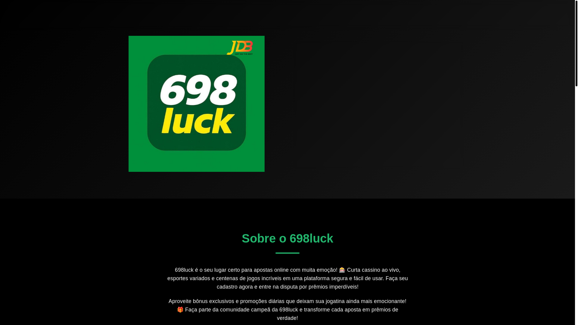 website screenshot of https://698luck.win/