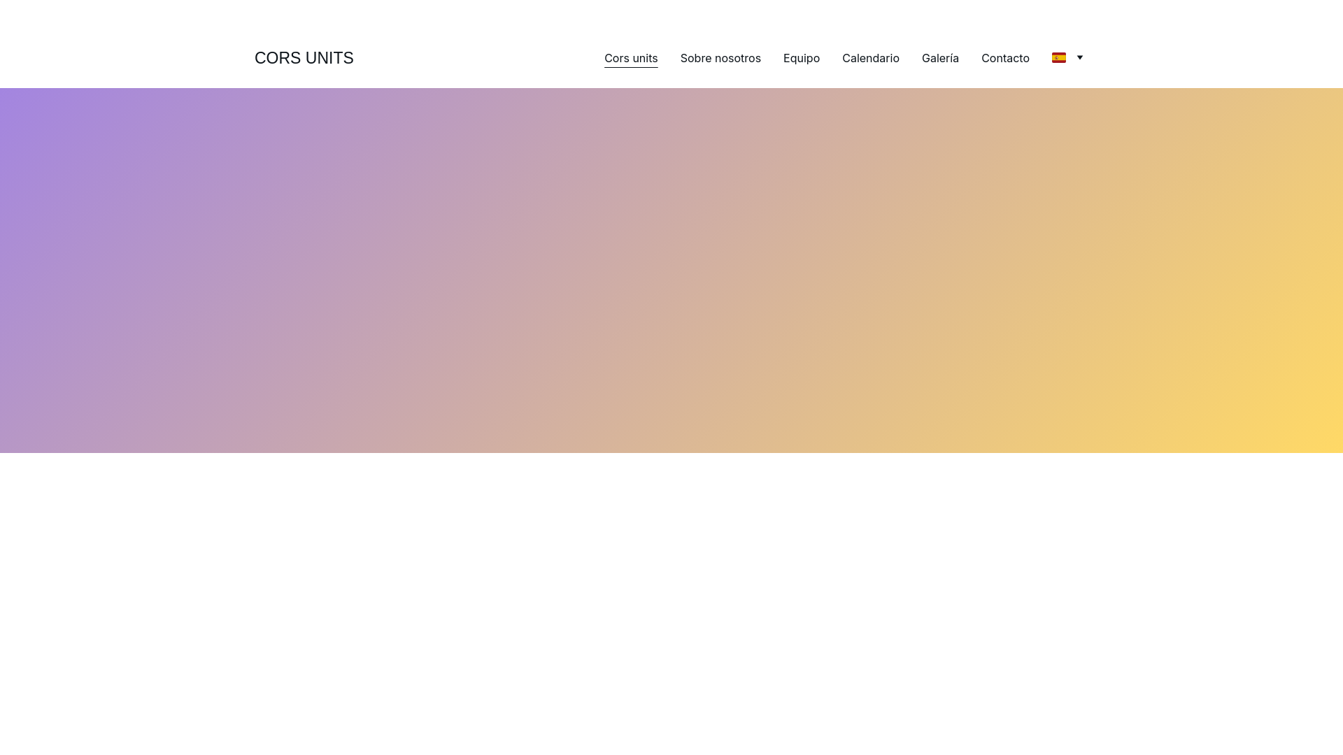website screenshot of https://somcorsunits.es