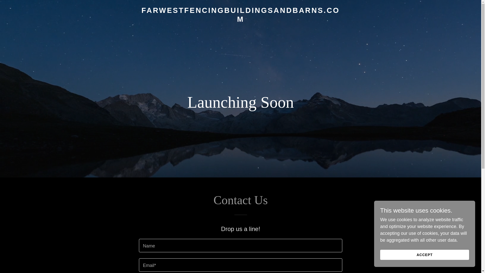 website screenshot of https://farwestfencingbuildingsandbarns.com/
