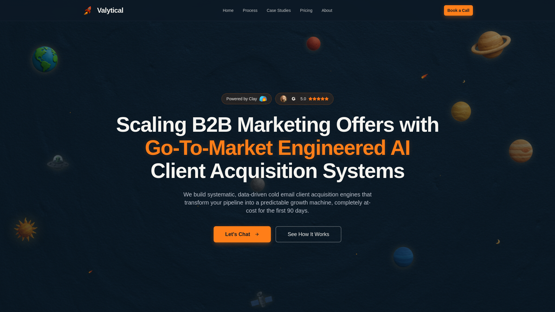 website screenshot of https://bewithvalytical.com/