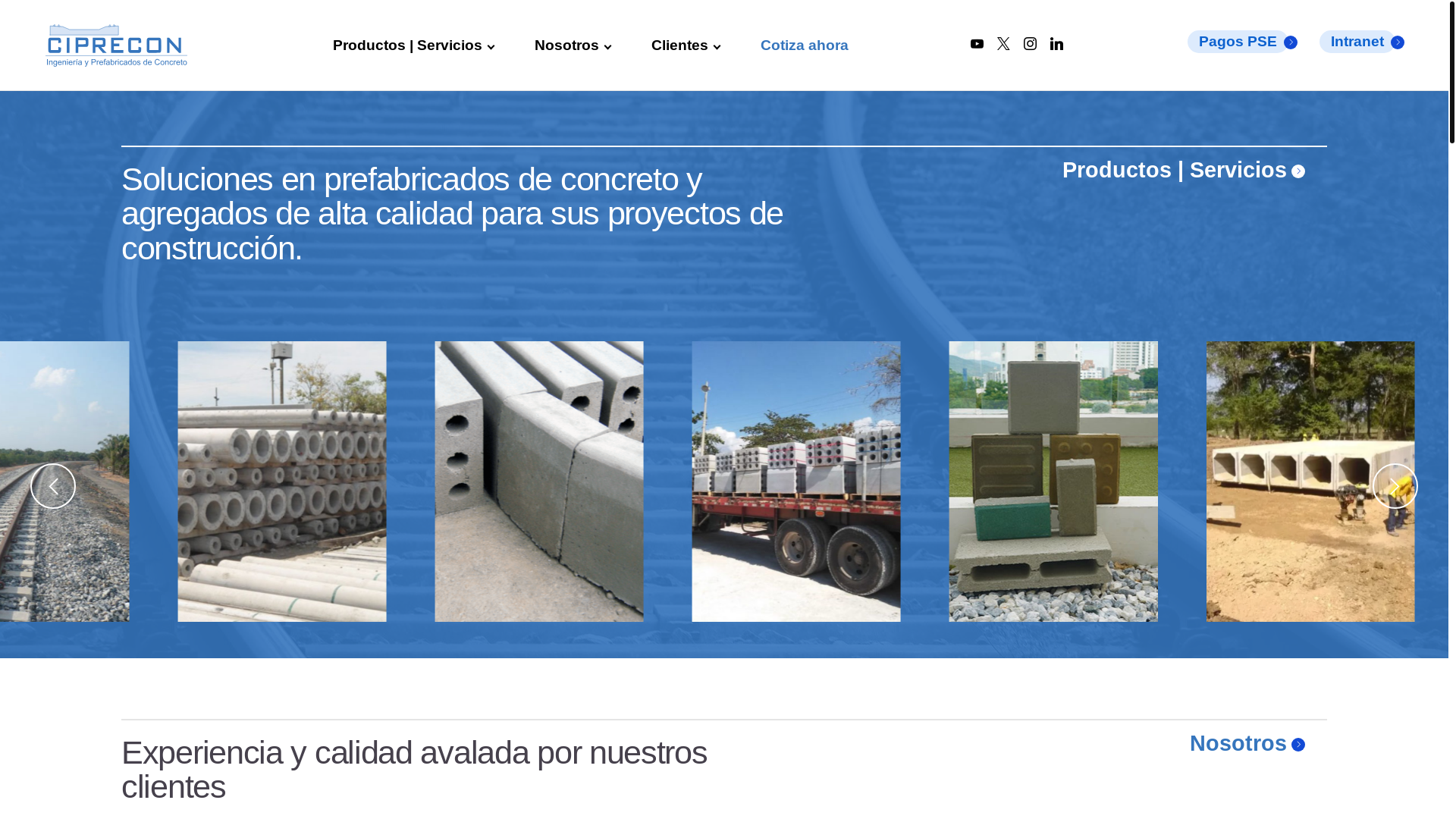 website screenshot of https://ciprecon-com.pages.dev/