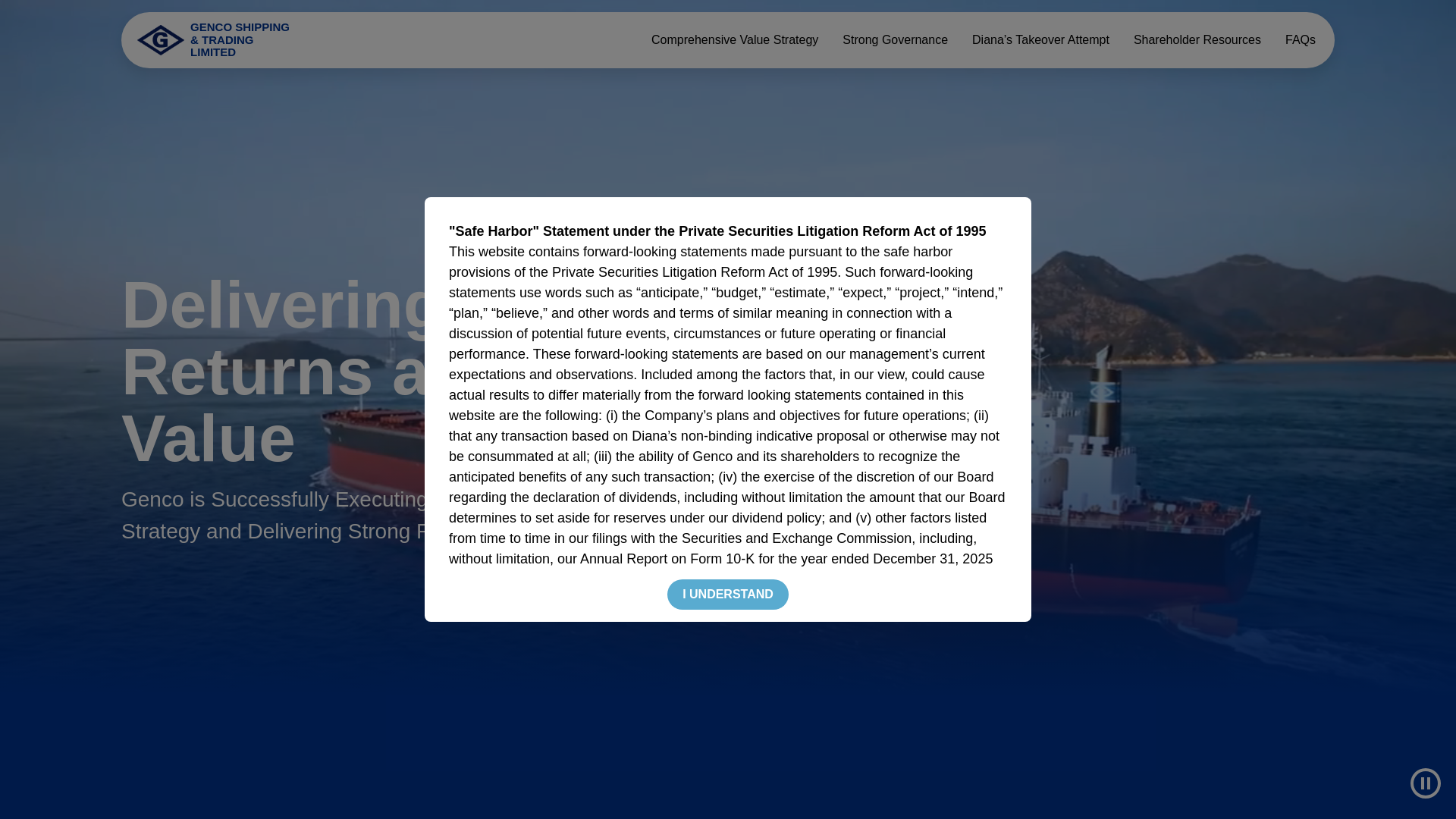 website screenshot of https://gencodrivessuperiorreturns.com/