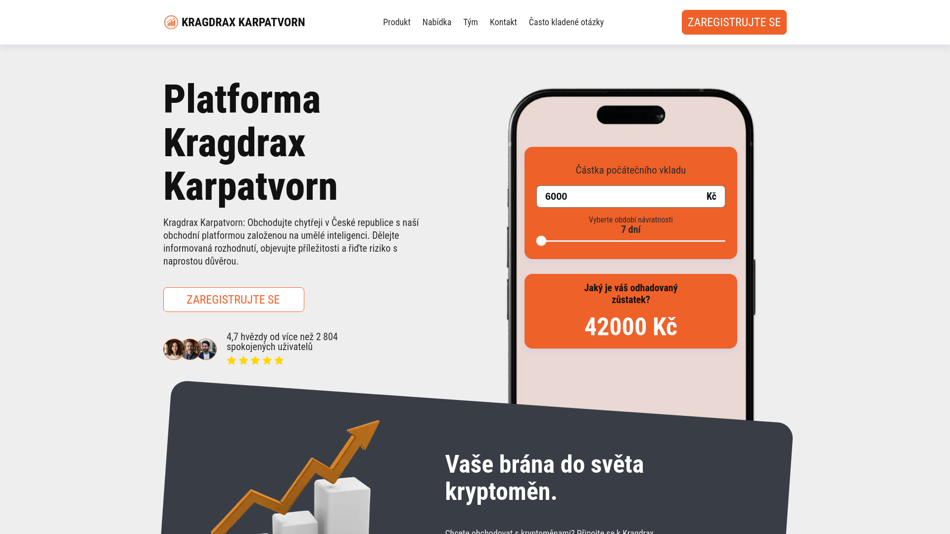 website screenshot of https://kragdrax-karpatvorn.com/