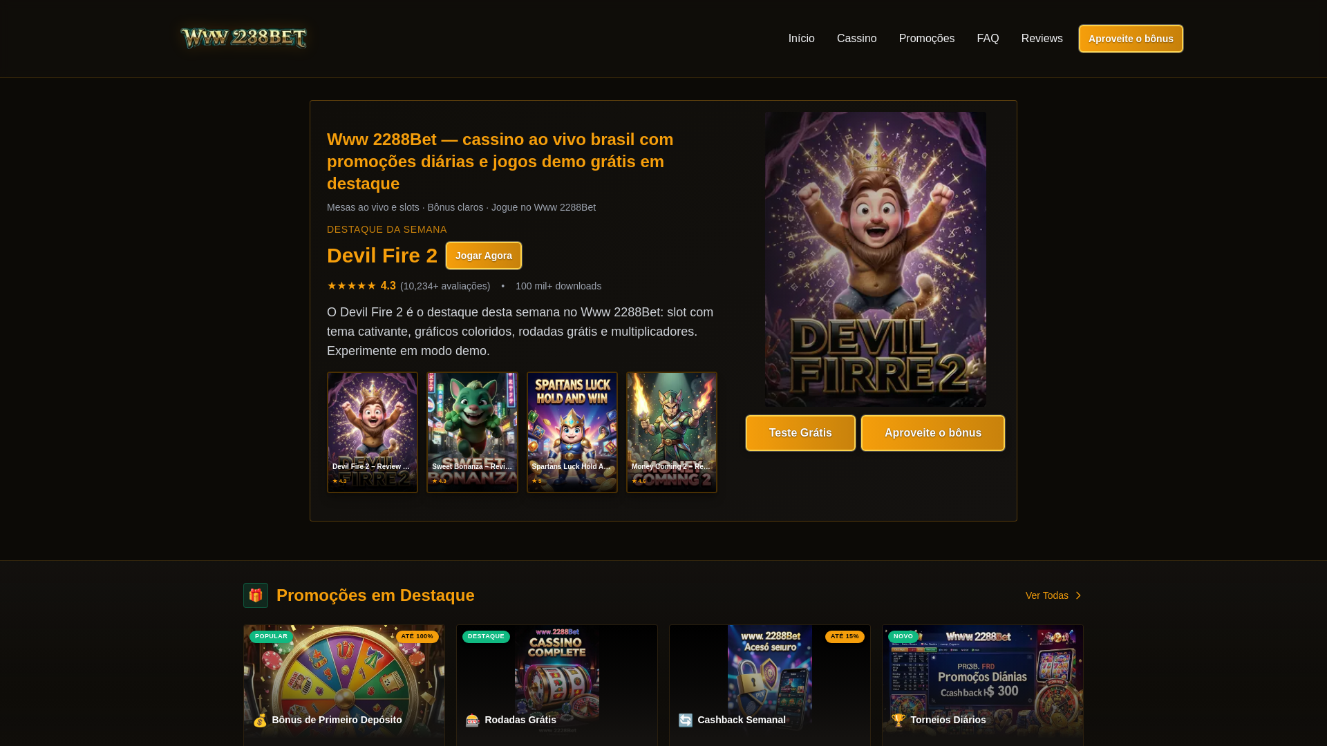 website screenshot of https://www-2288bet.co