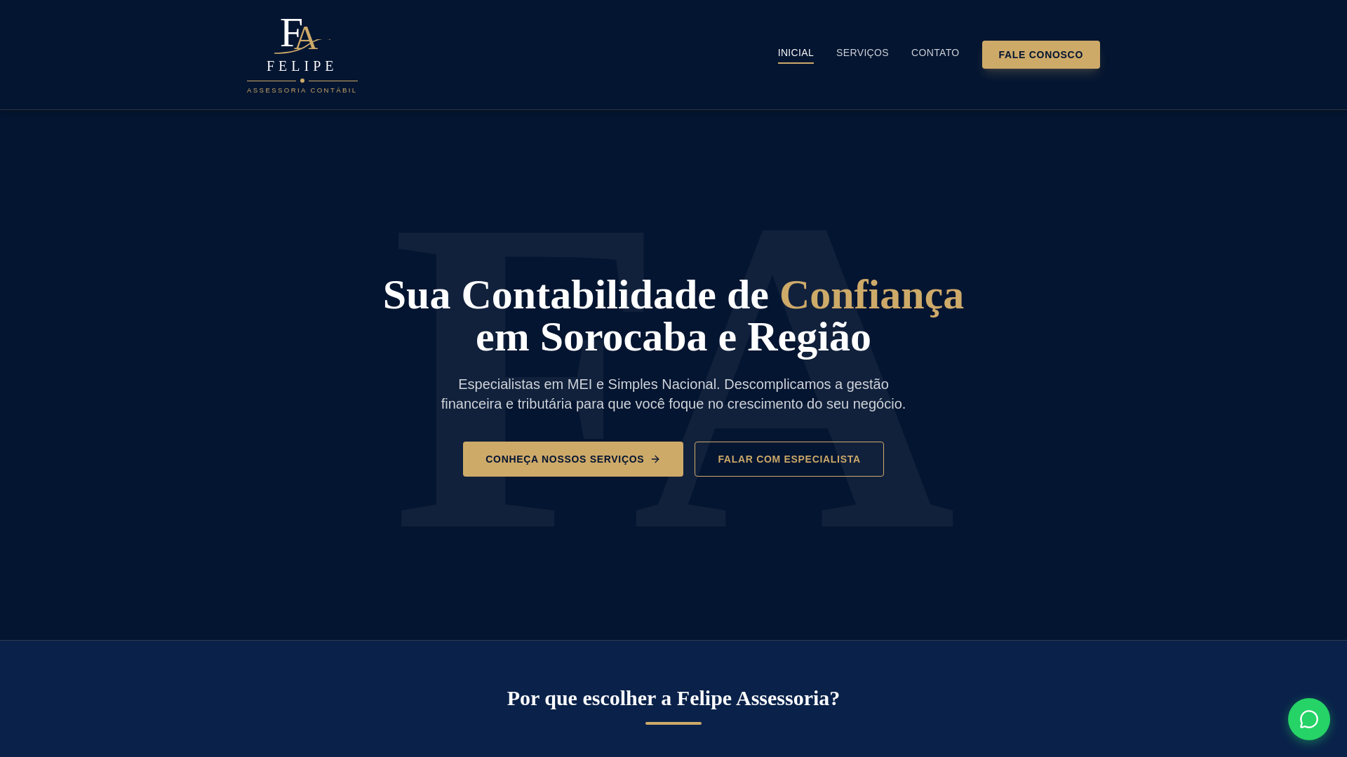 website screenshot of https://xn--felipeassessoriacontbil-d6b.online/