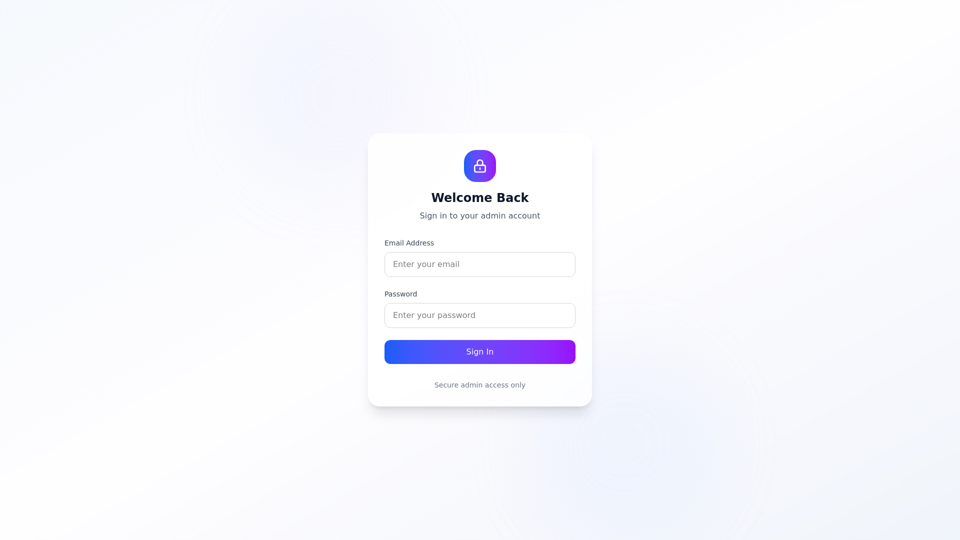 website screenshot of https://admin-panel-3to.pages.dev/