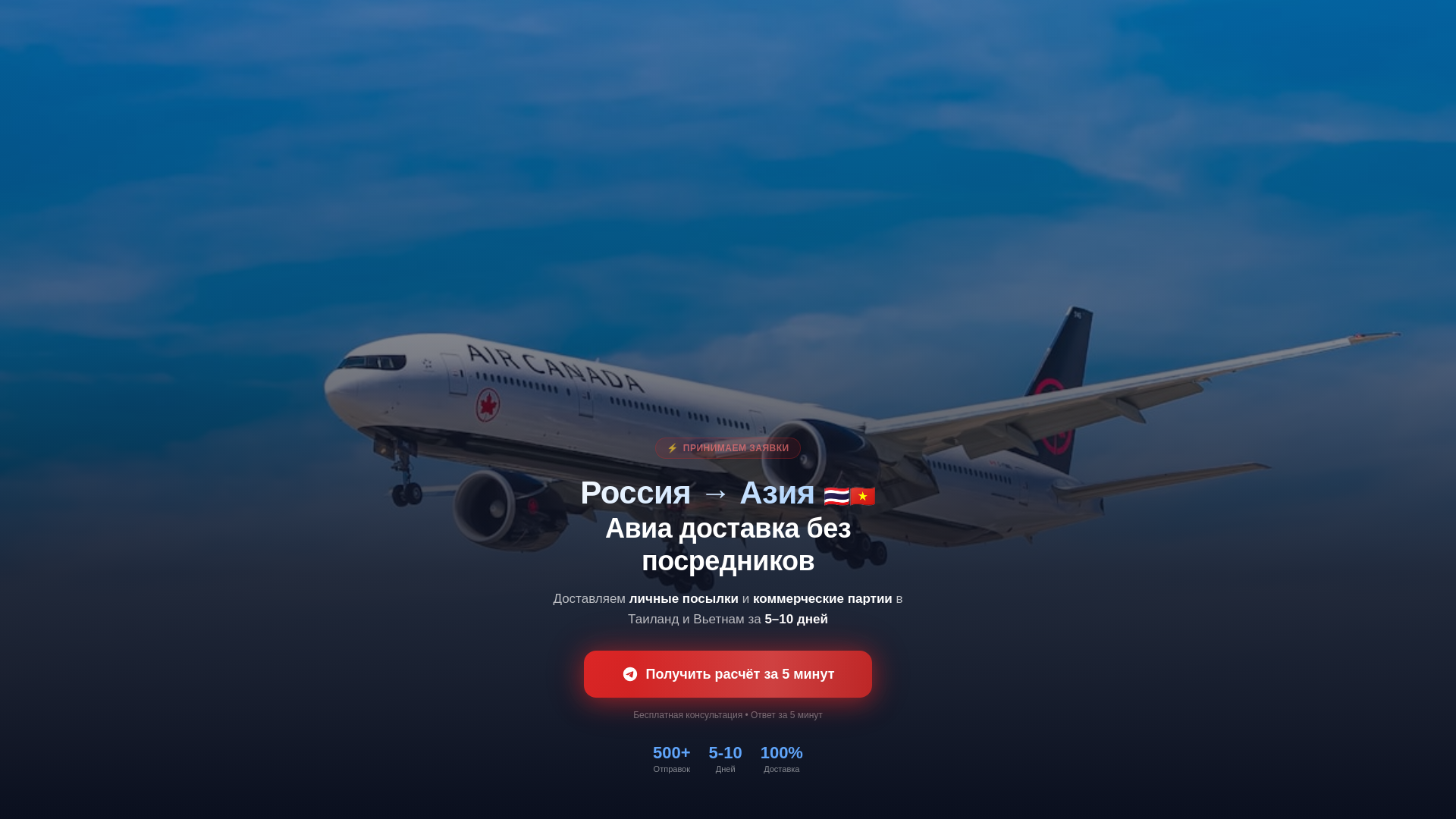 website screenshot of https://aviadelivery.pages.dev/