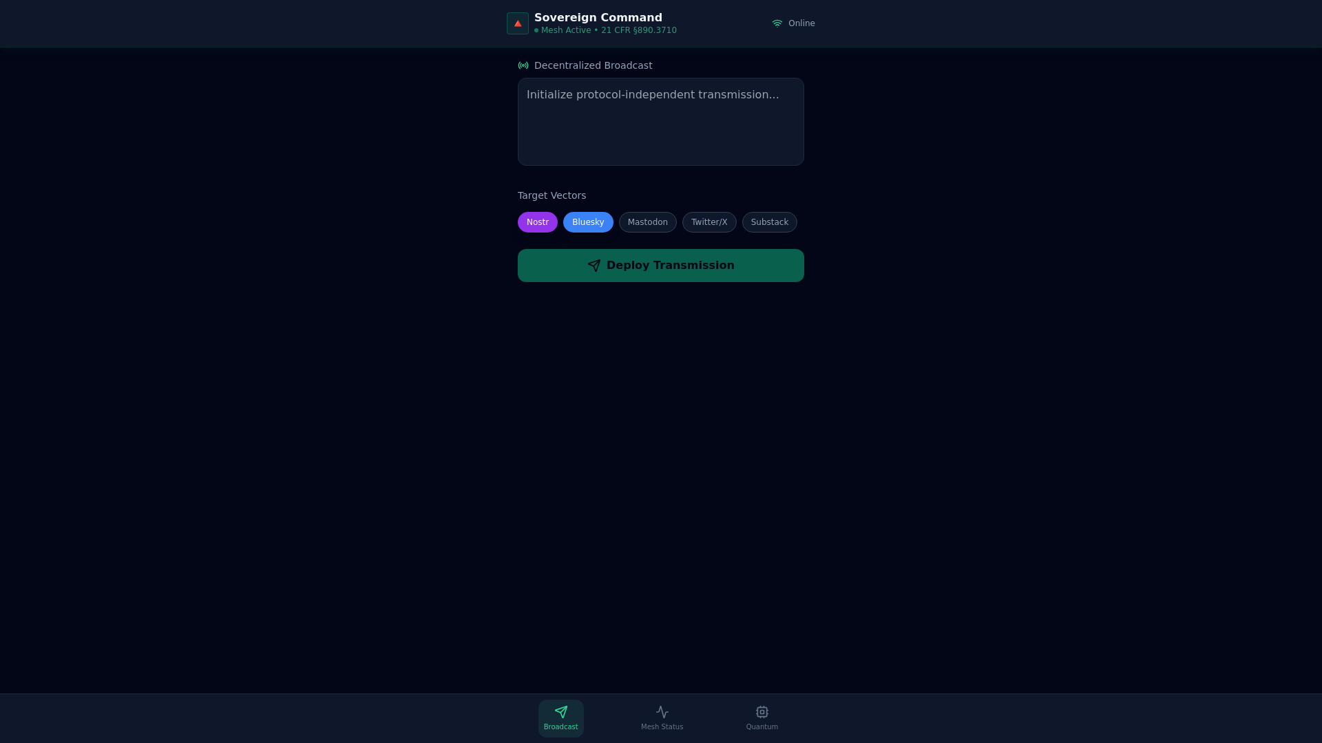 website screenshot of https://p31-command-center.pages.dev/