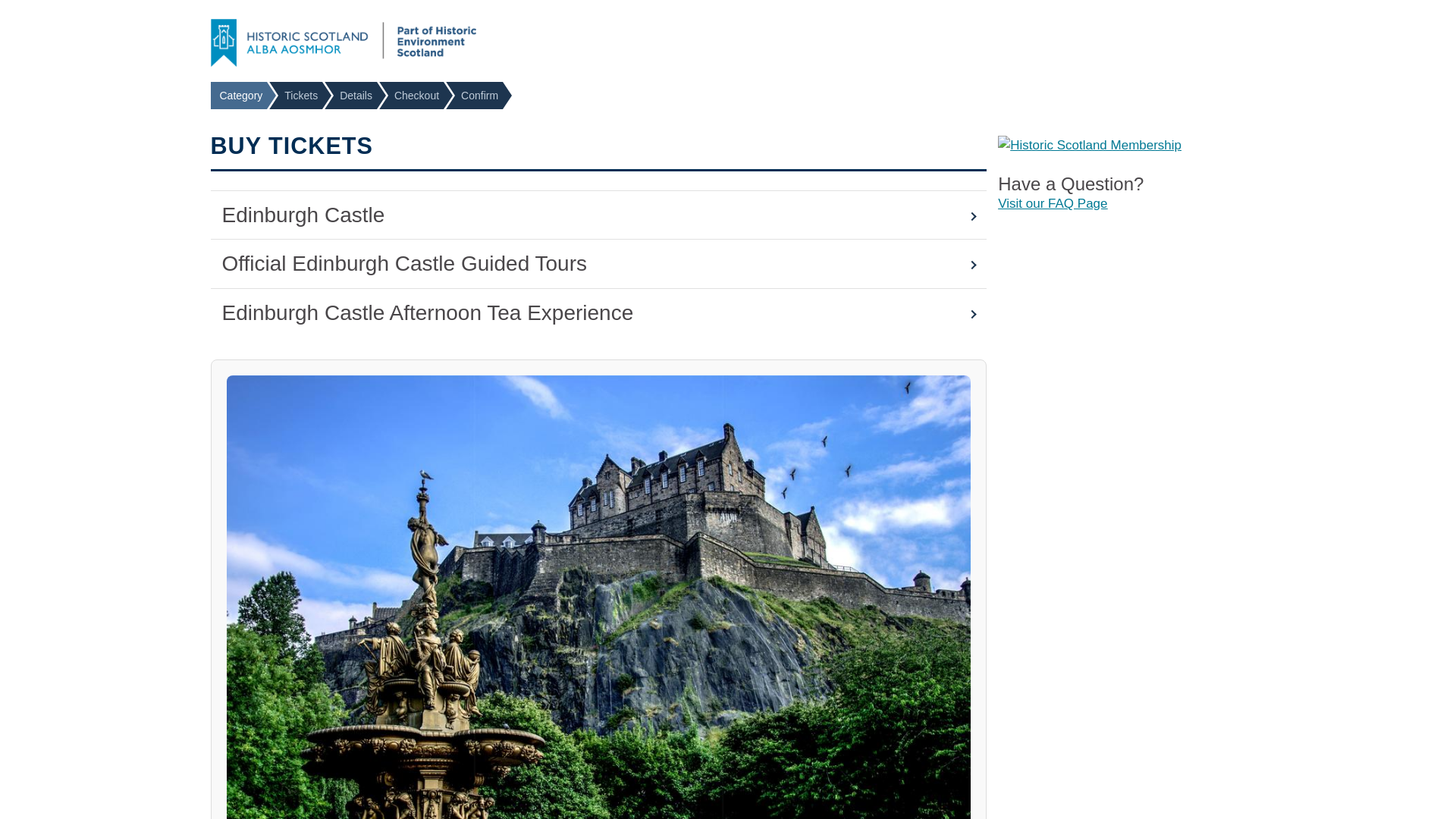 website screenshot of https://scotland-fortress.live/