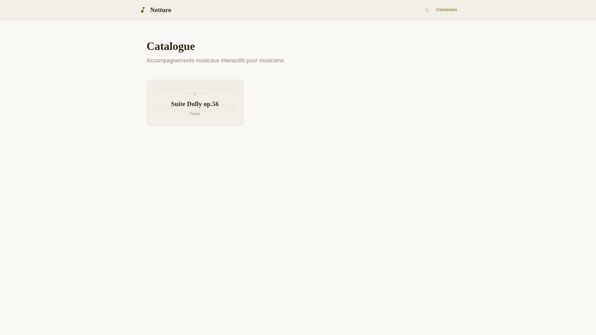 website screenshot of https://notturo.com/