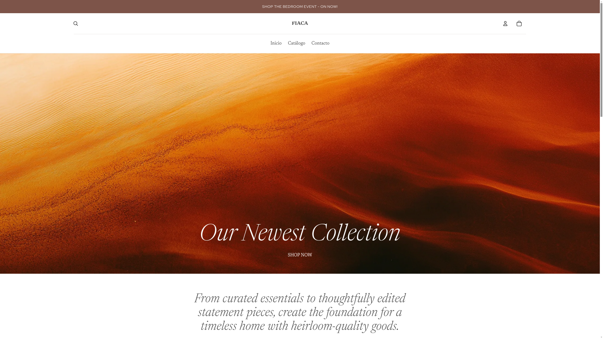 website screenshot of https://fiaca-deco.com/