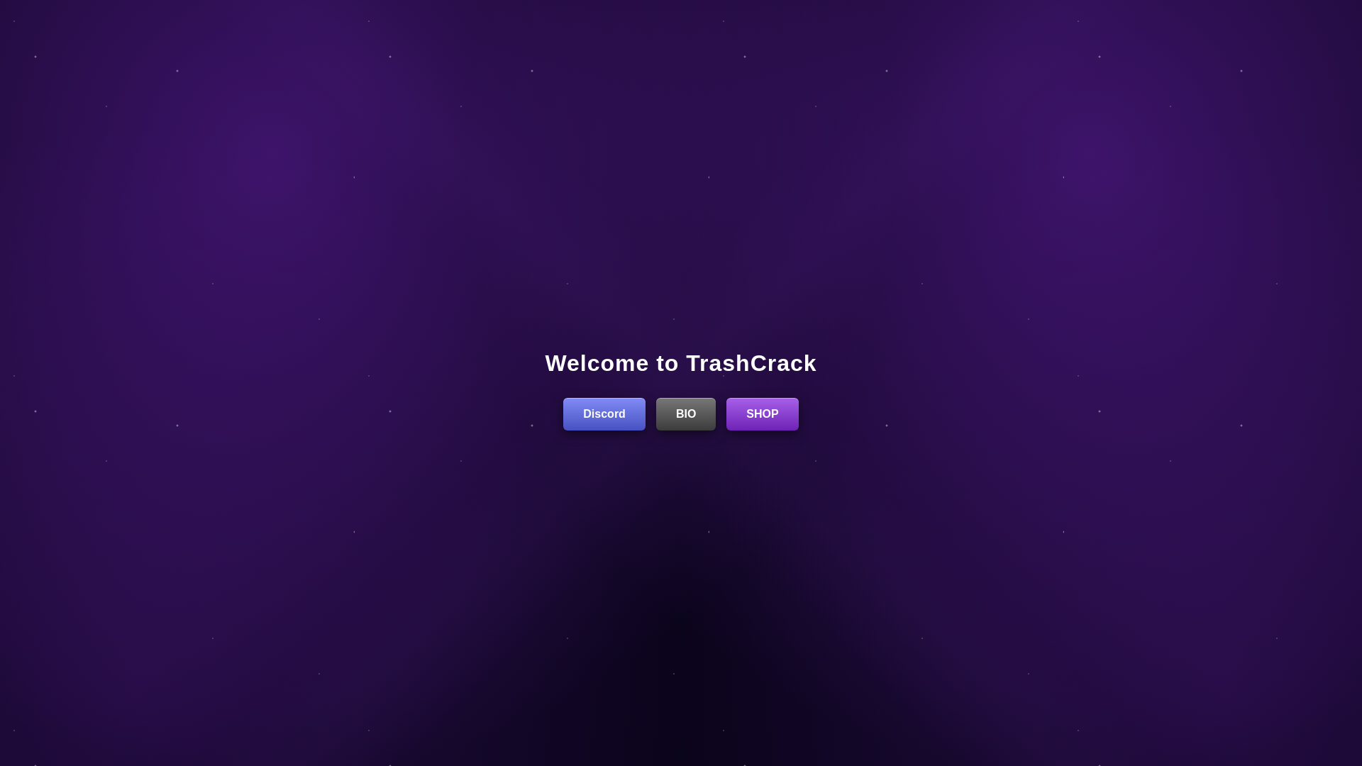 website screenshot of https://trashcrack.net/