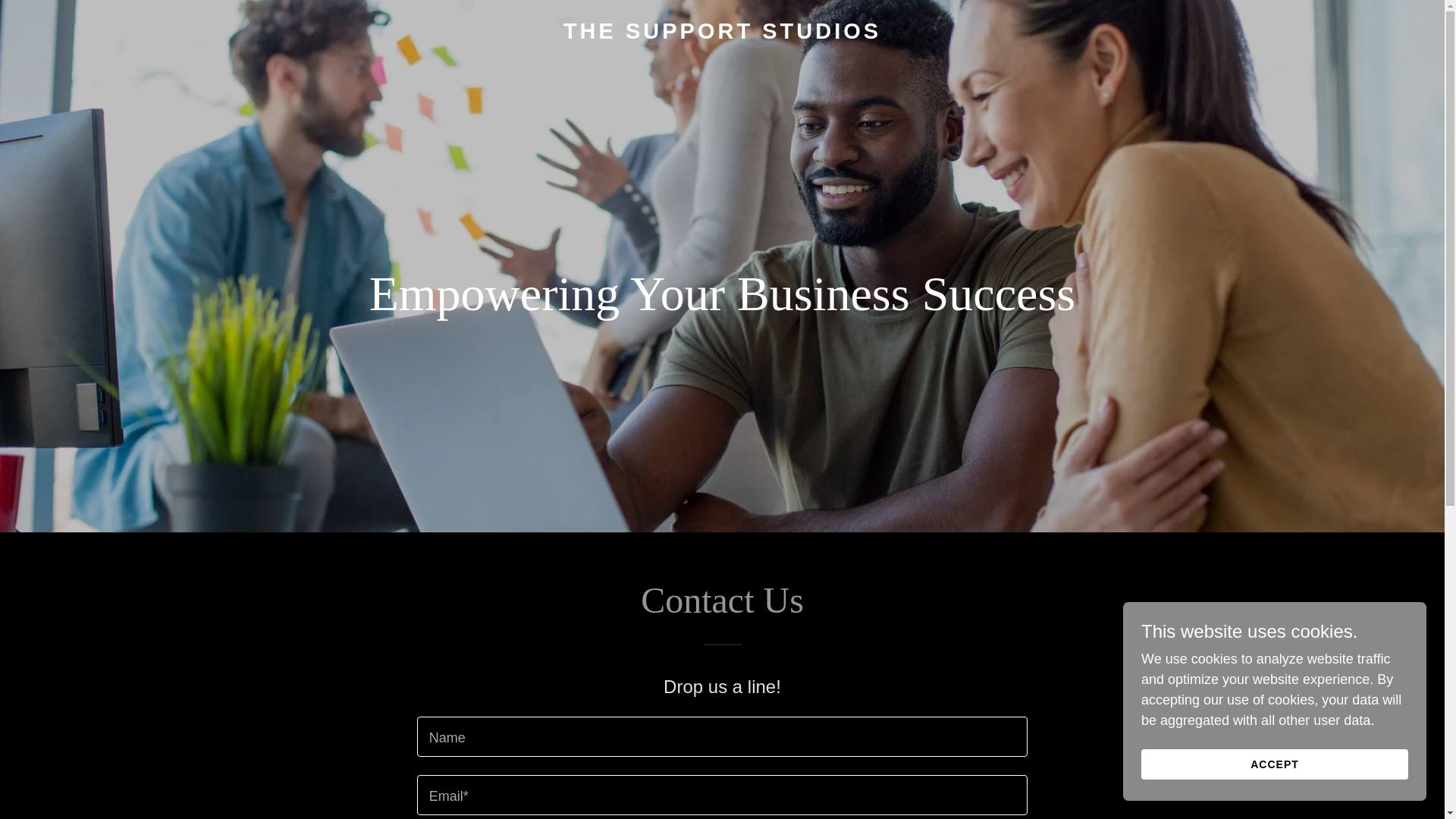 website screenshot of https://thesupportstudios.com/