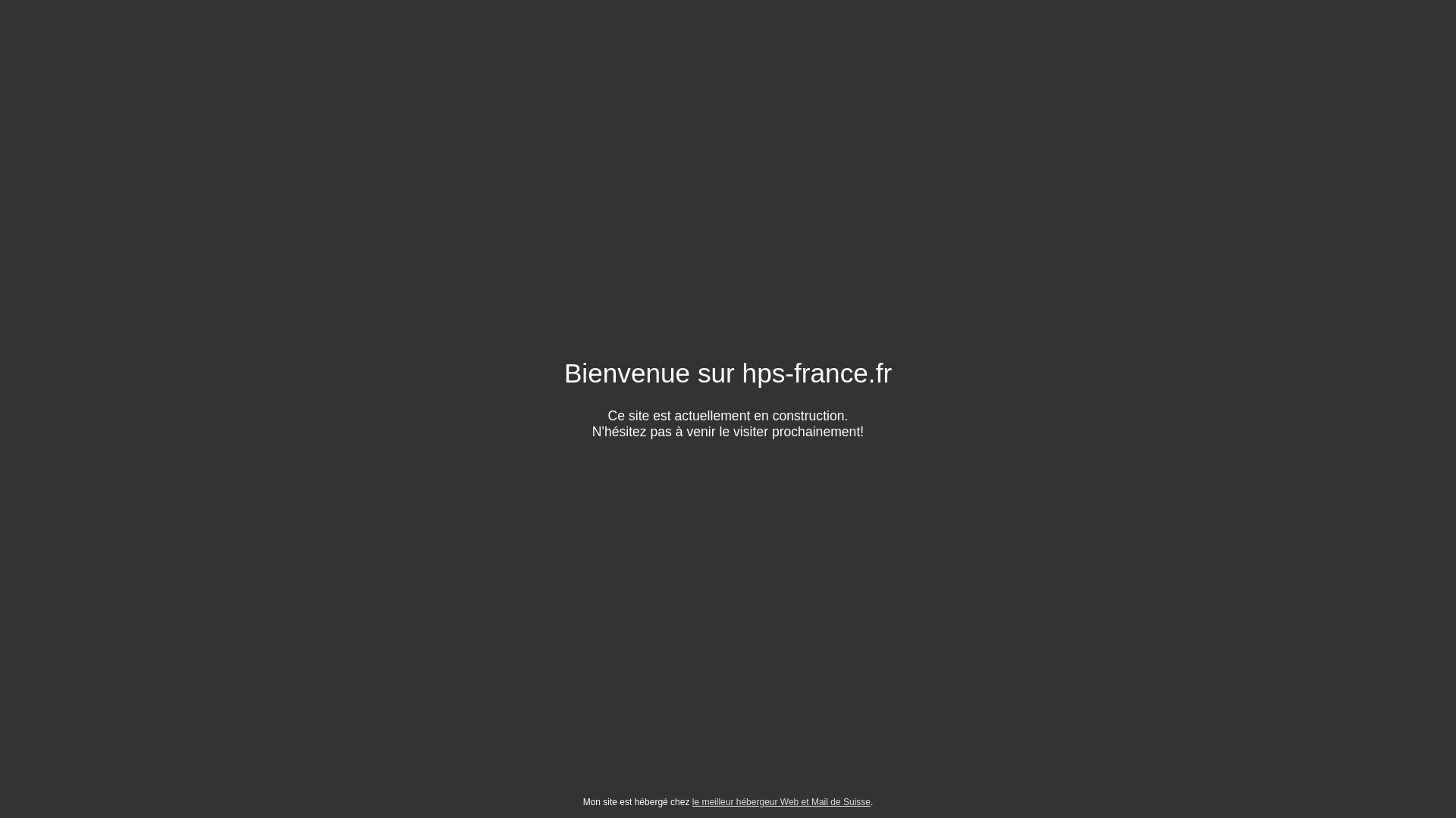 website screenshot of https://hps-france.fr/